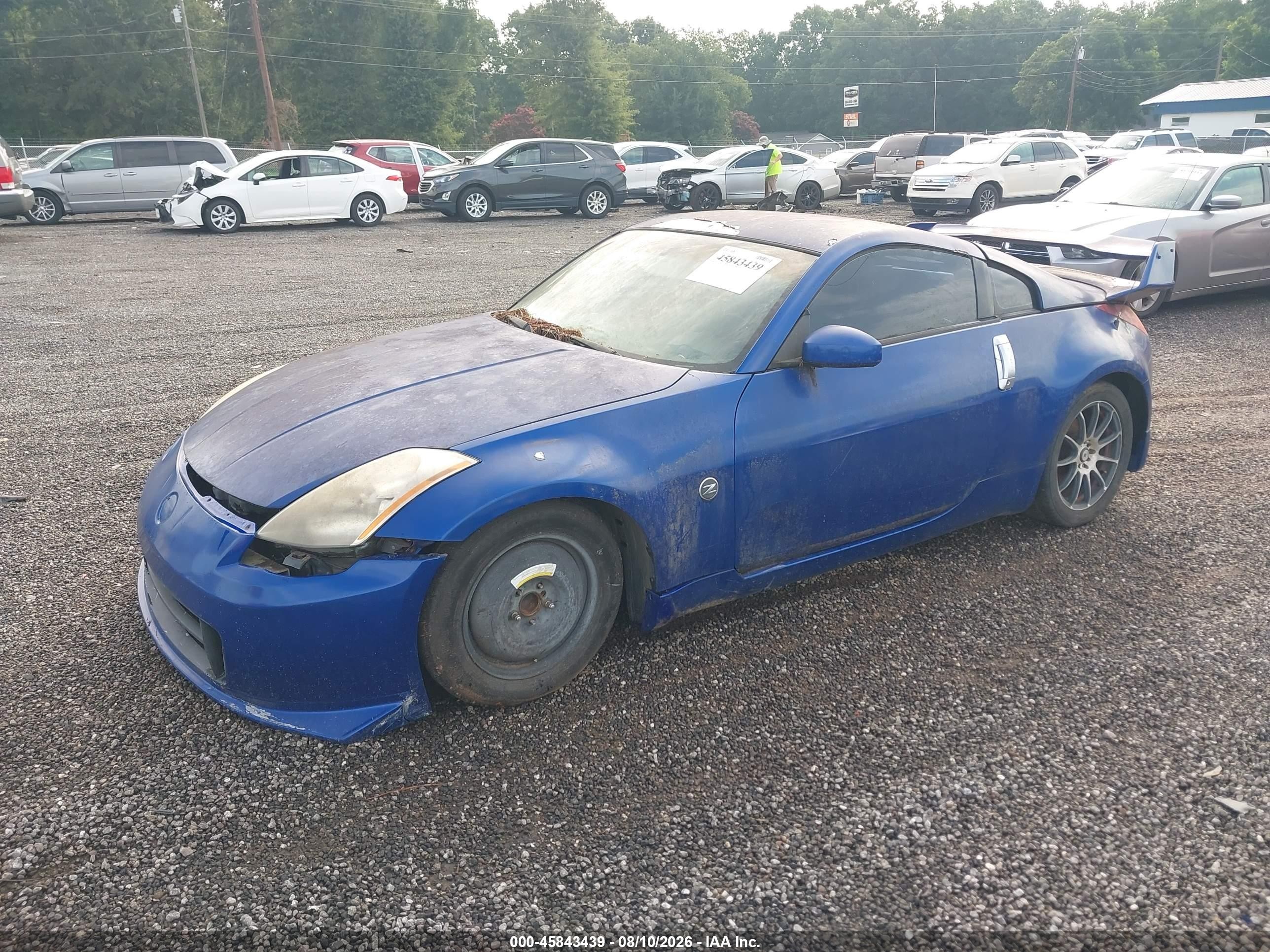 2005 Nissan 350z Enthusiast Blue vin: JN1AZ34D95M603511