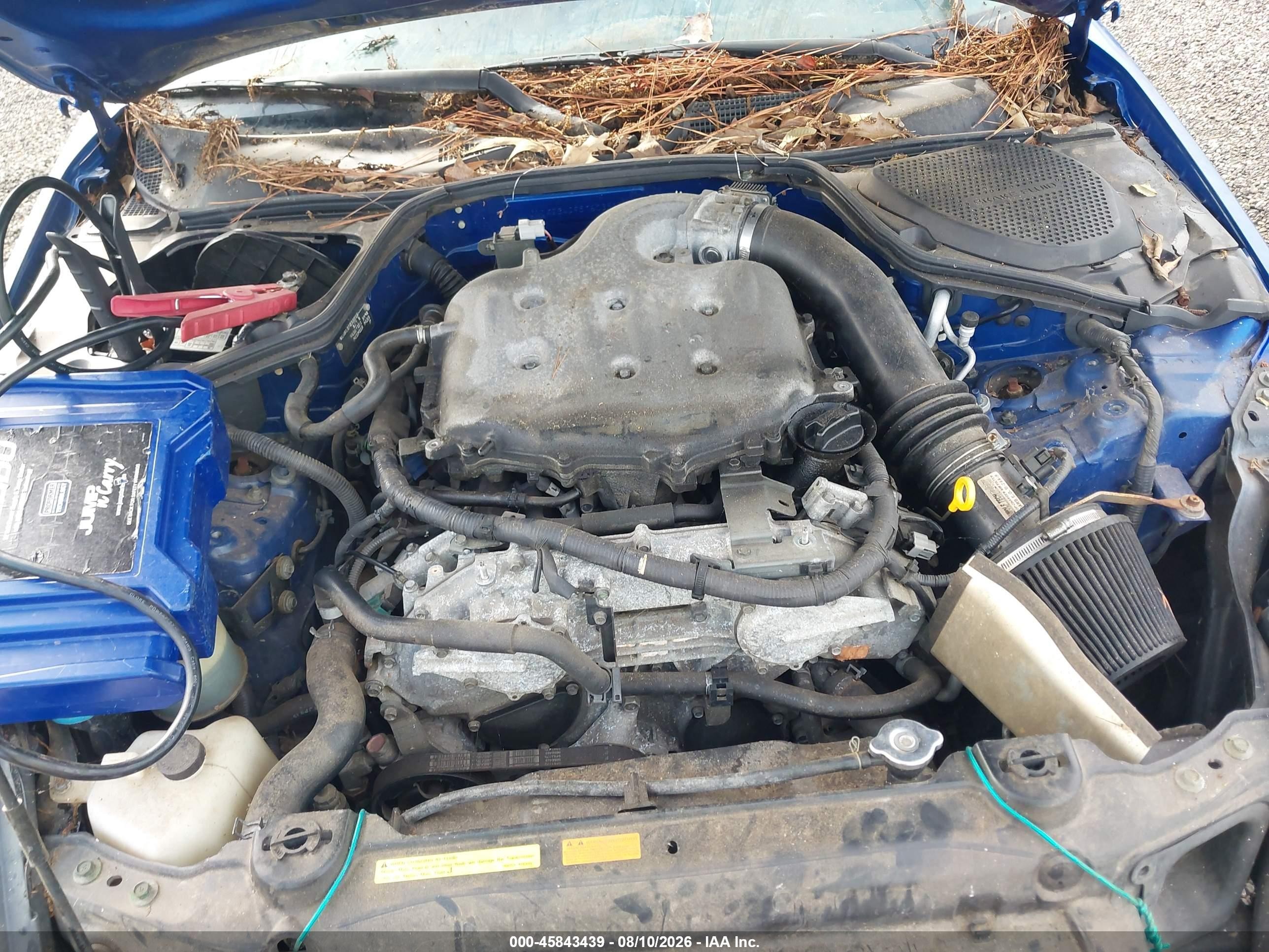 2005 Nissan 350z Enthusiast Blue vin: JN1AZ34D95M603511