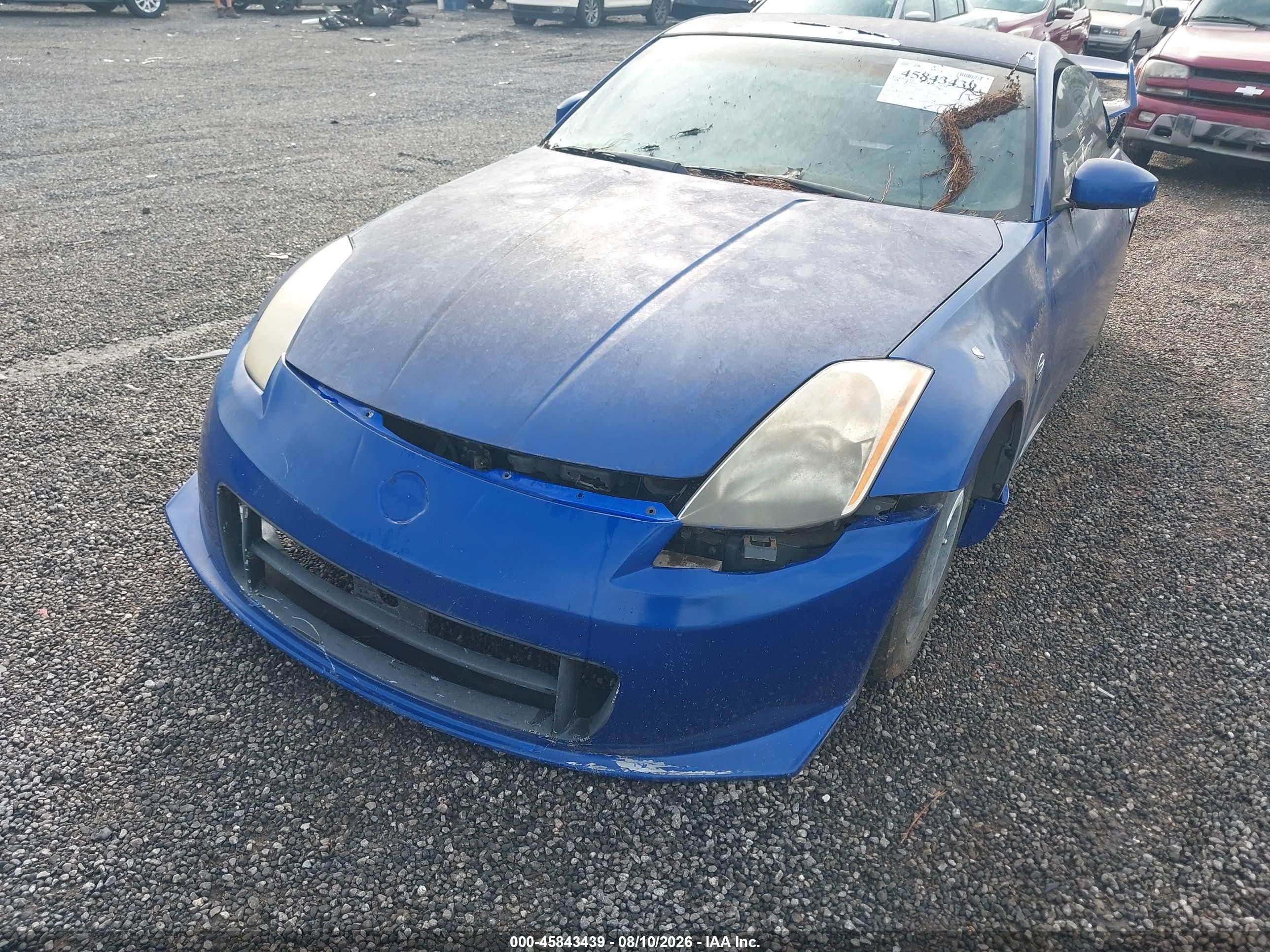 2005 Nissan 350z Enthusiast Blue vin: JN1AZ34D95M603511