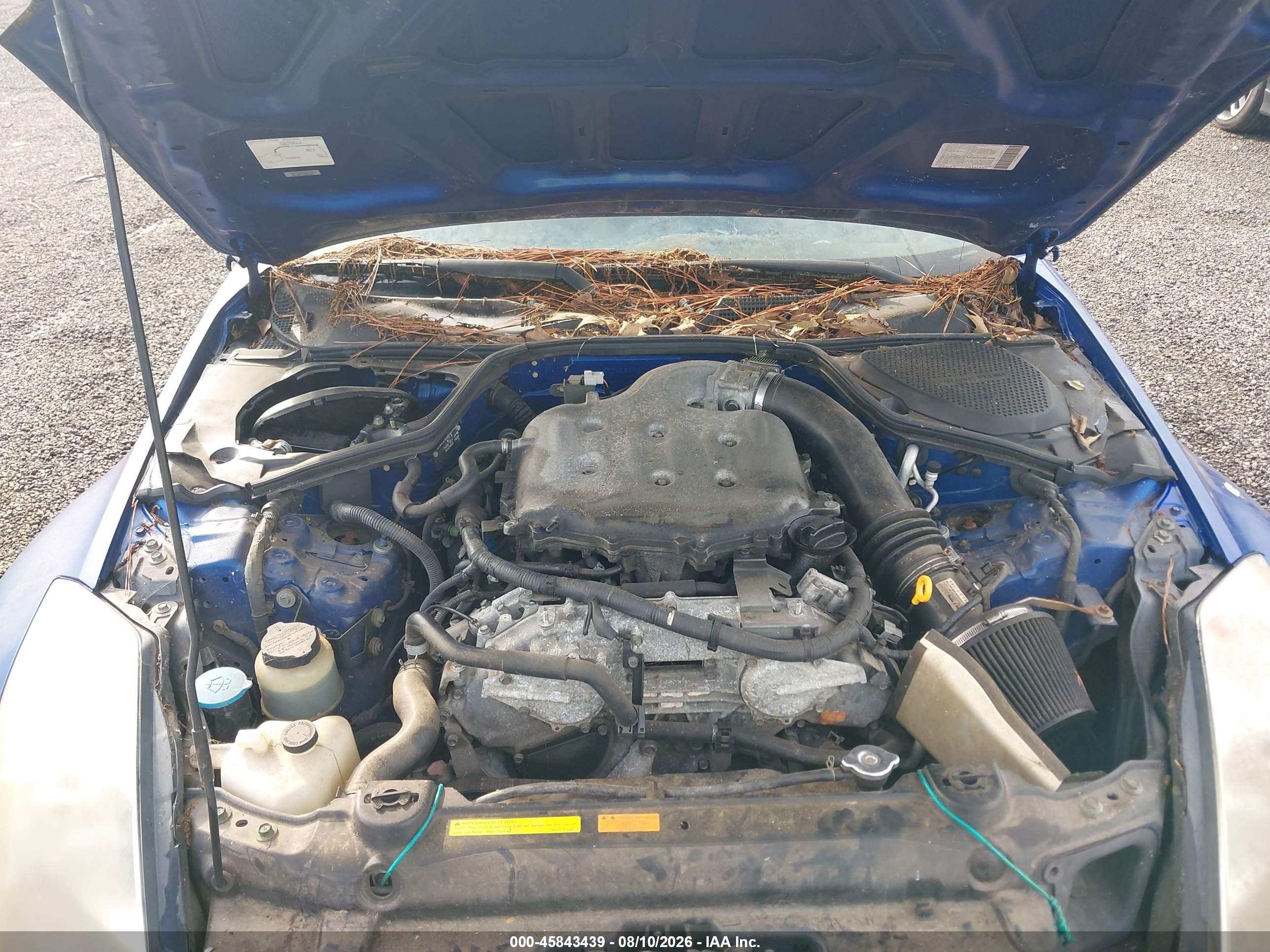 2005 Nissan 350z Enthusiast Blue vin: JN1AZ34D95M603511