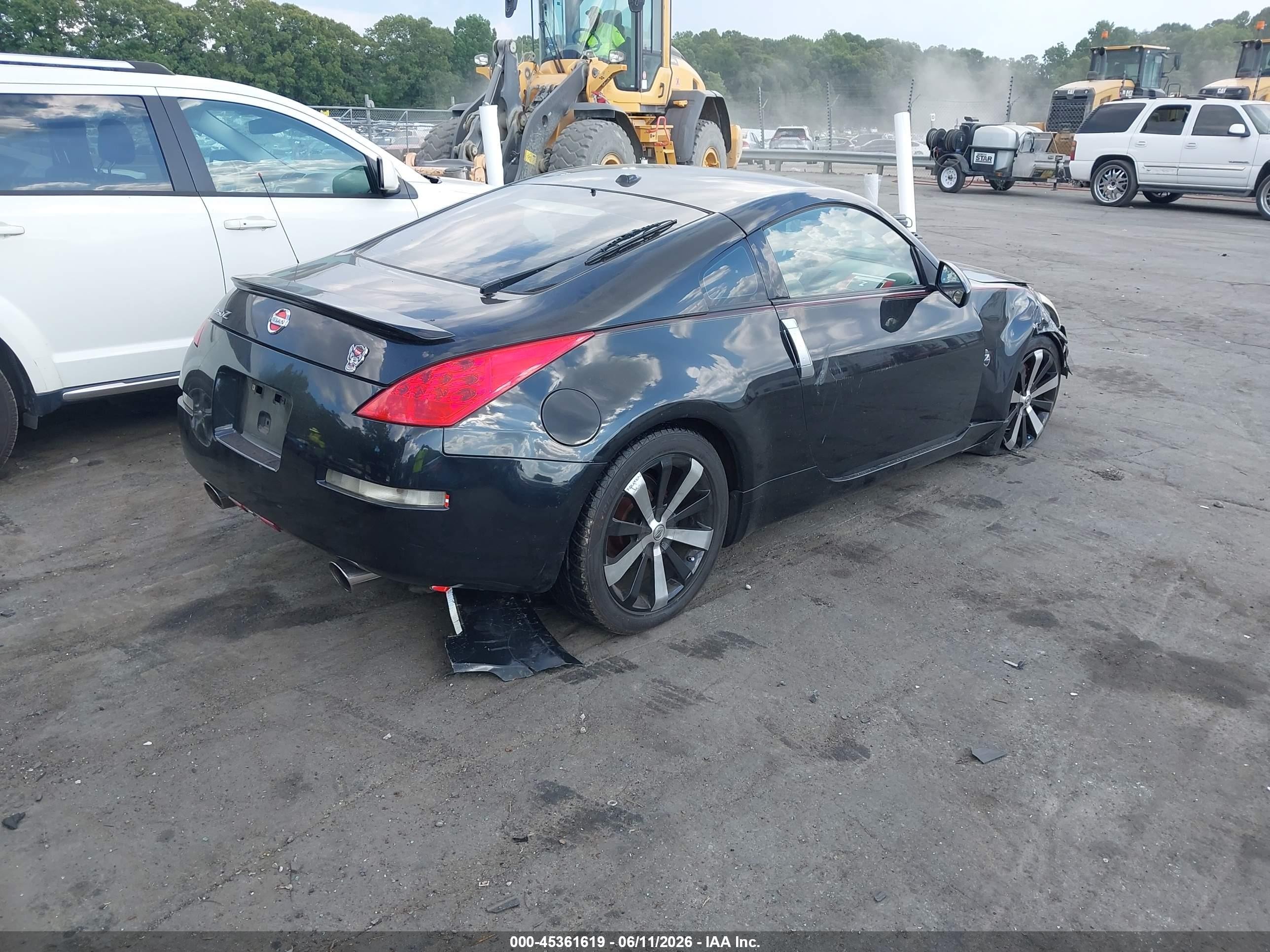 2006 Nissan 350z Touring Black vin: JN1AZ34D96M330362