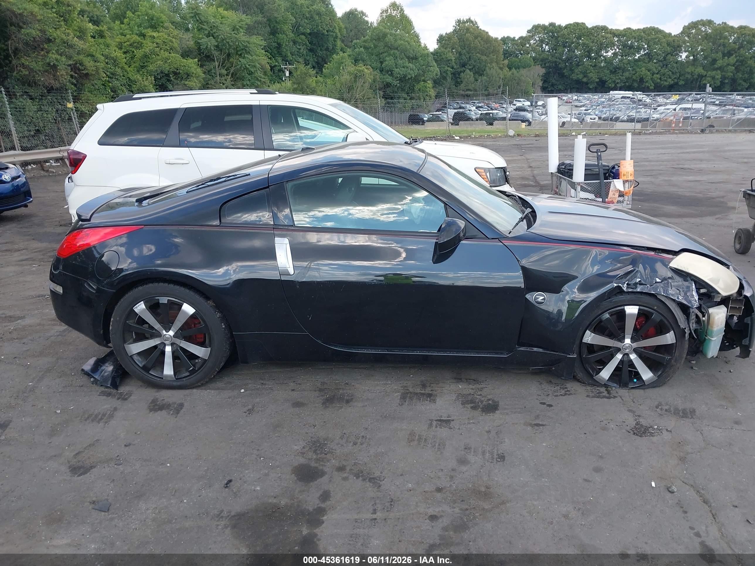2006 Nissan 350z Touring Black vin: JN1AZ34D96M330362