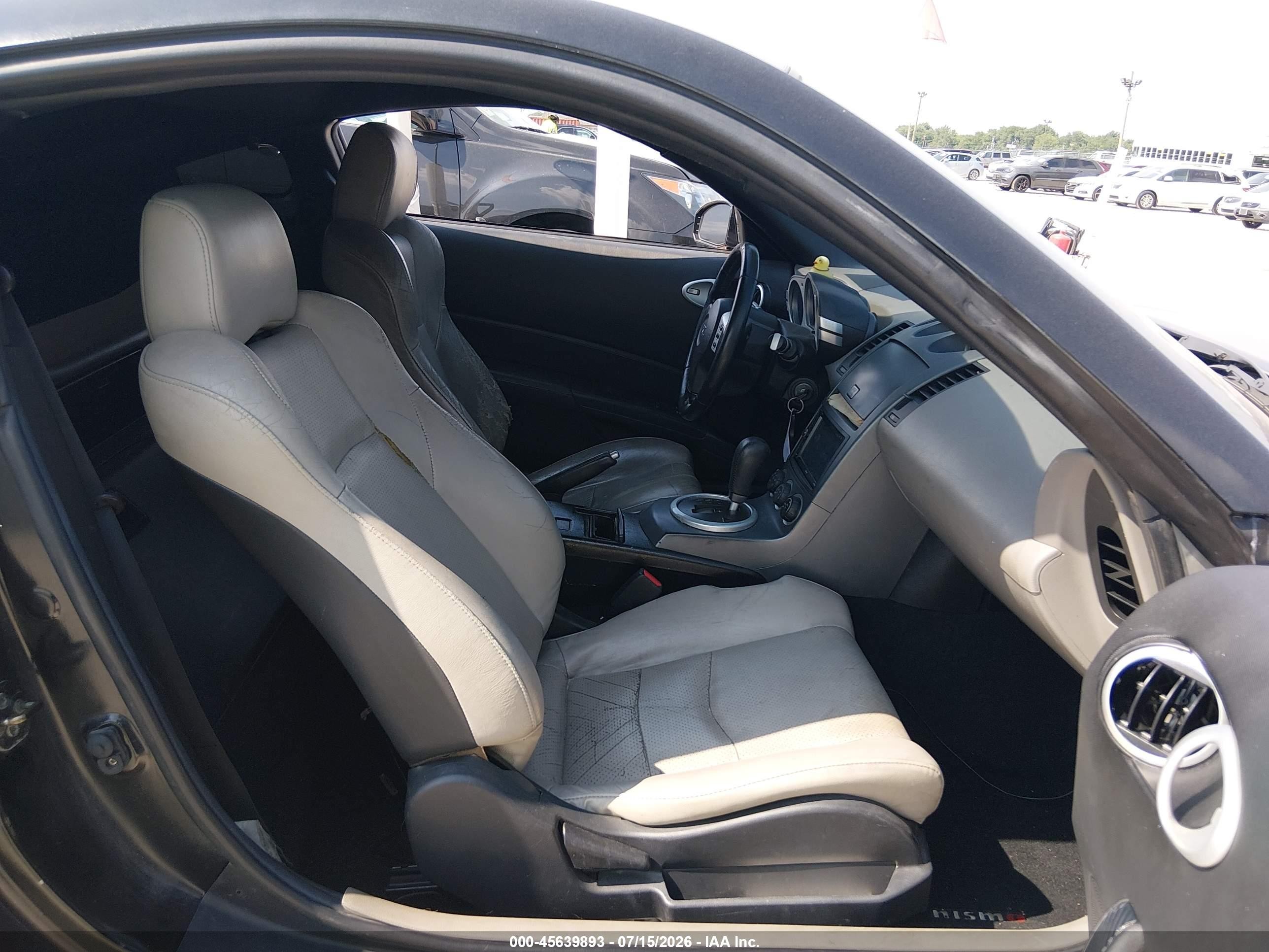 2003 Nissan 350z Touring Black vin: JN1AZ34DX3T107538