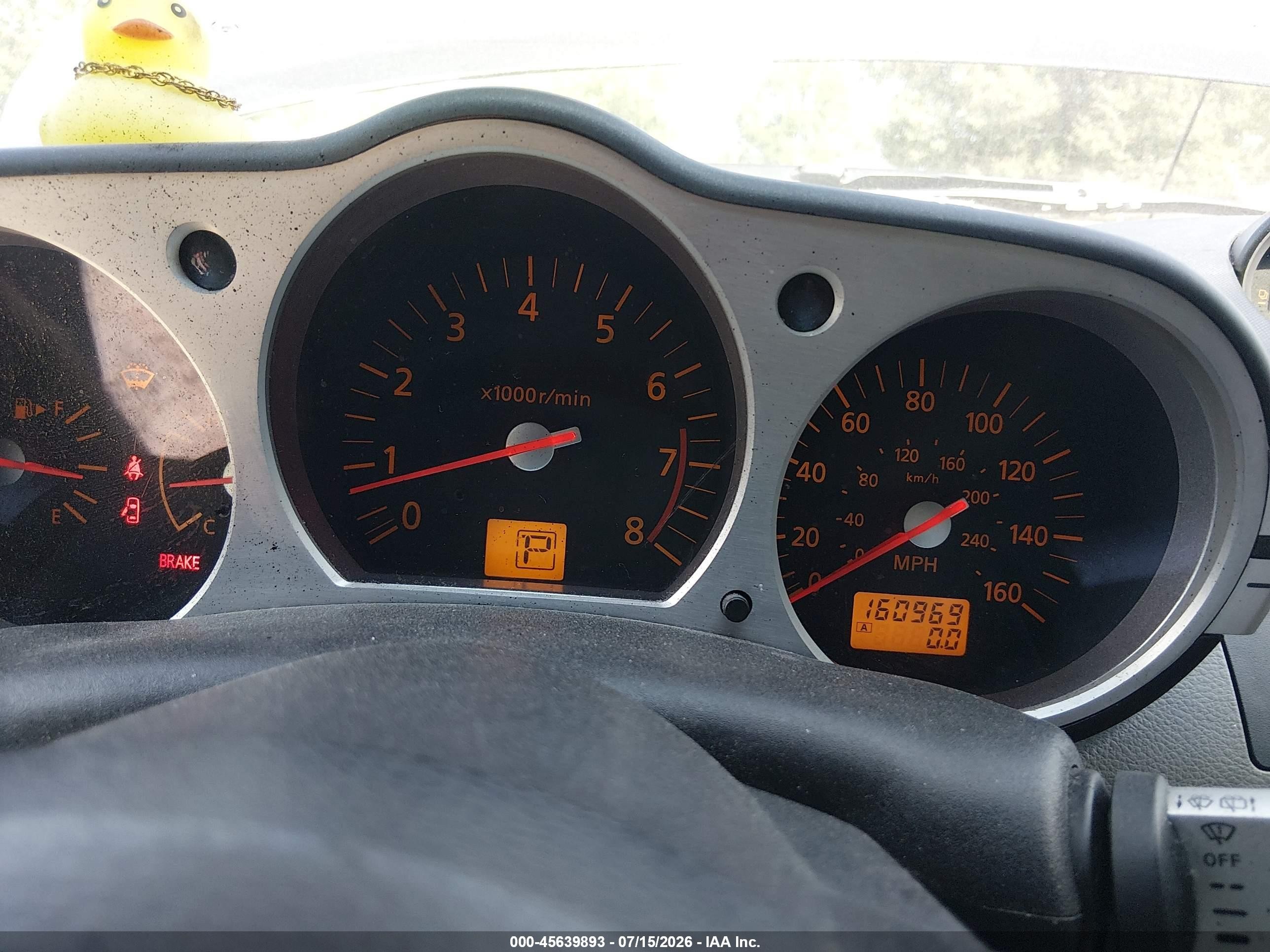 2003 Nissan 350z Touring Black vin: JN1AZ34DX3T107538