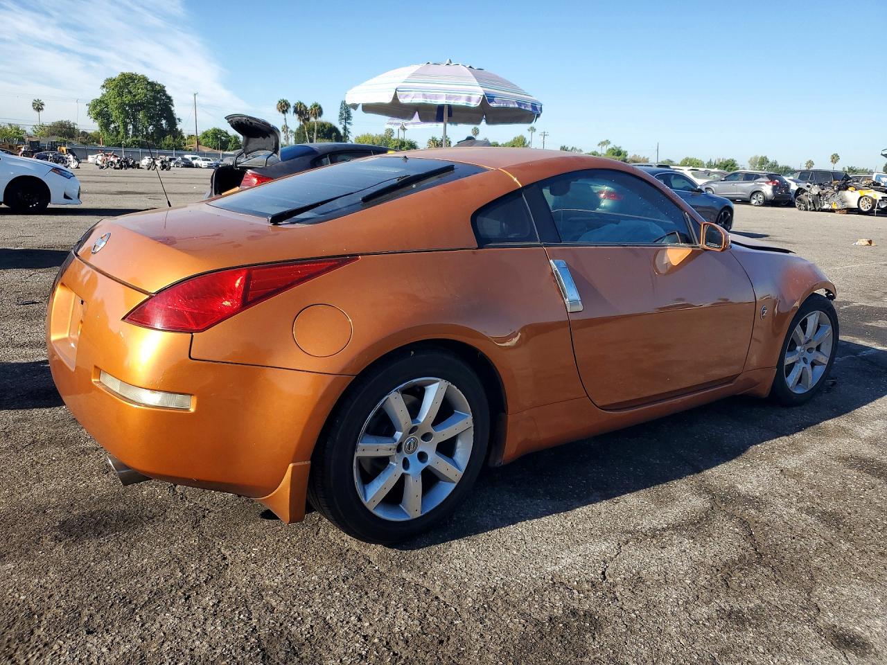 2003 Nissan 350z Coupe Orange vin: JN1AZ34DX3T114196