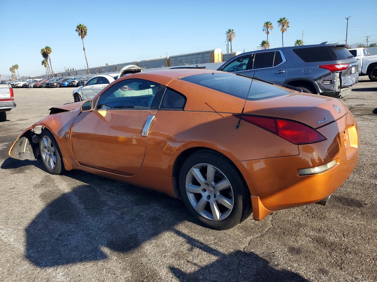 2003 Nissan 350z Coupe Orange vin: JN1AZ34DX3T114196