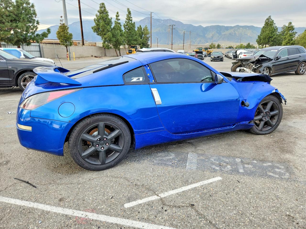 2004 Nissan 350z Base Синий vin: JN1AZ34DX4T161990