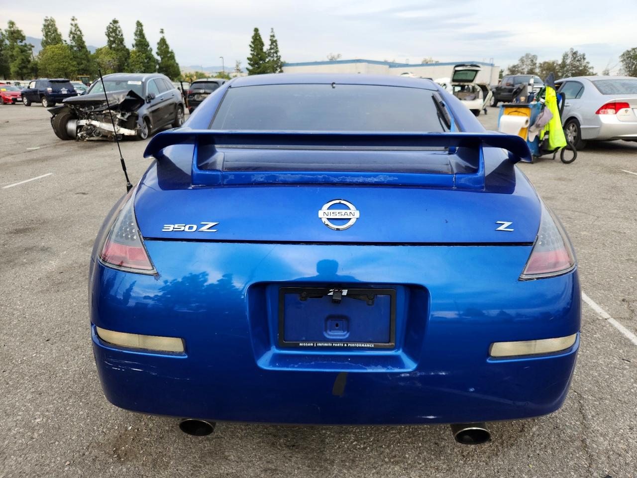 2004 Nissan 350z Base Синий vin: JN1AZ34DX4T161990