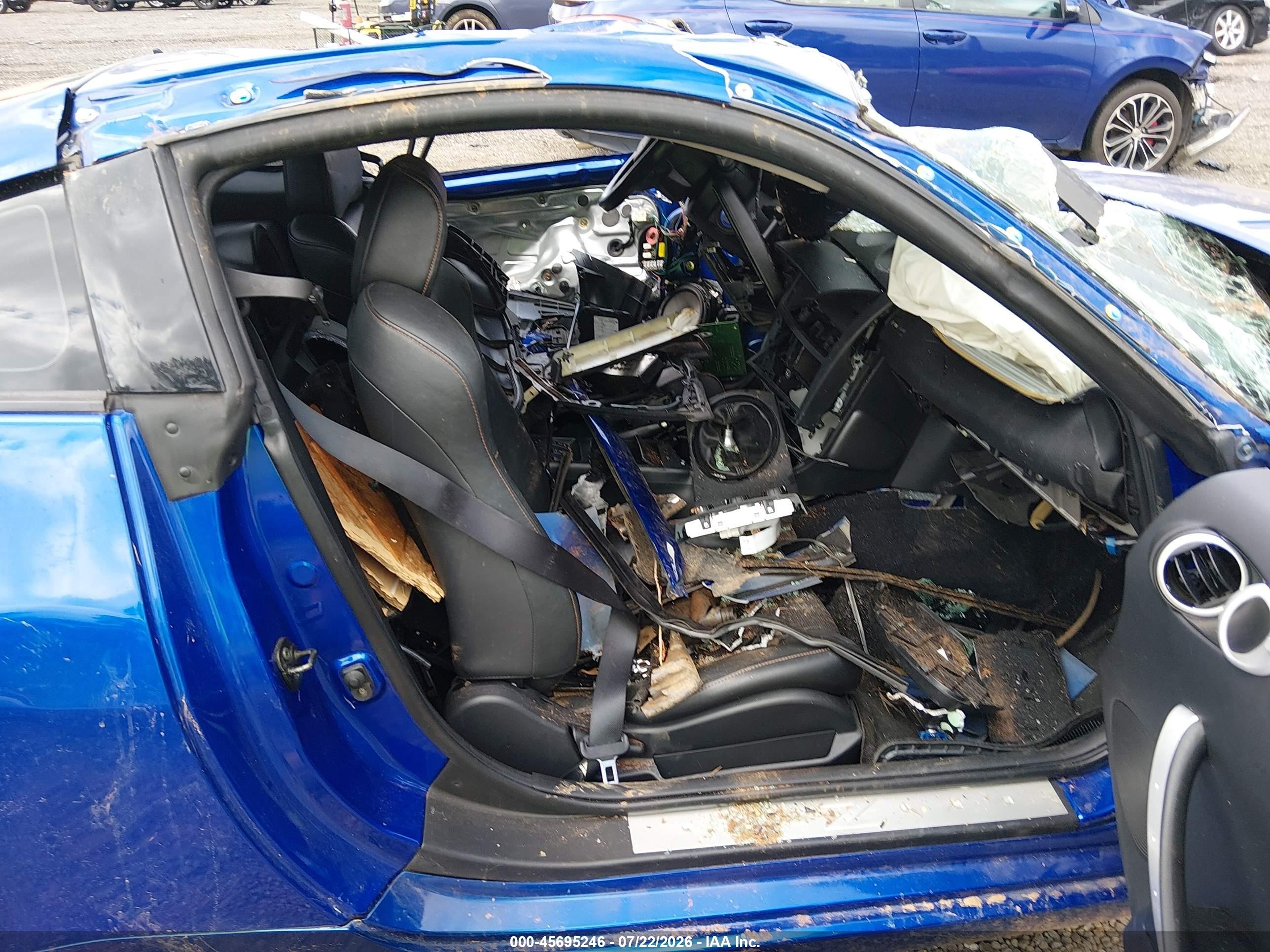 2004 Nissan 350z Touring Blue vin: JN1AZ34DX4T164873