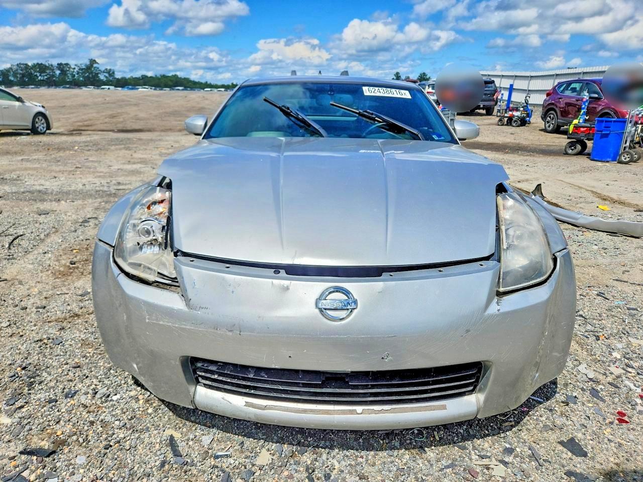 2005 Nissan 350z Base Silver vin: JN1AZ34DX5M607499