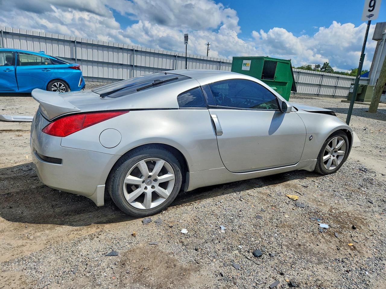 2005 Nissan 350z Base Silver vin: JN1AZ34DX5M607499