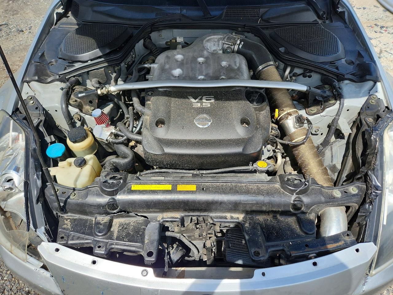 2005 Nissan 350z Base Silver vin: JN1AZ34DX5M607499