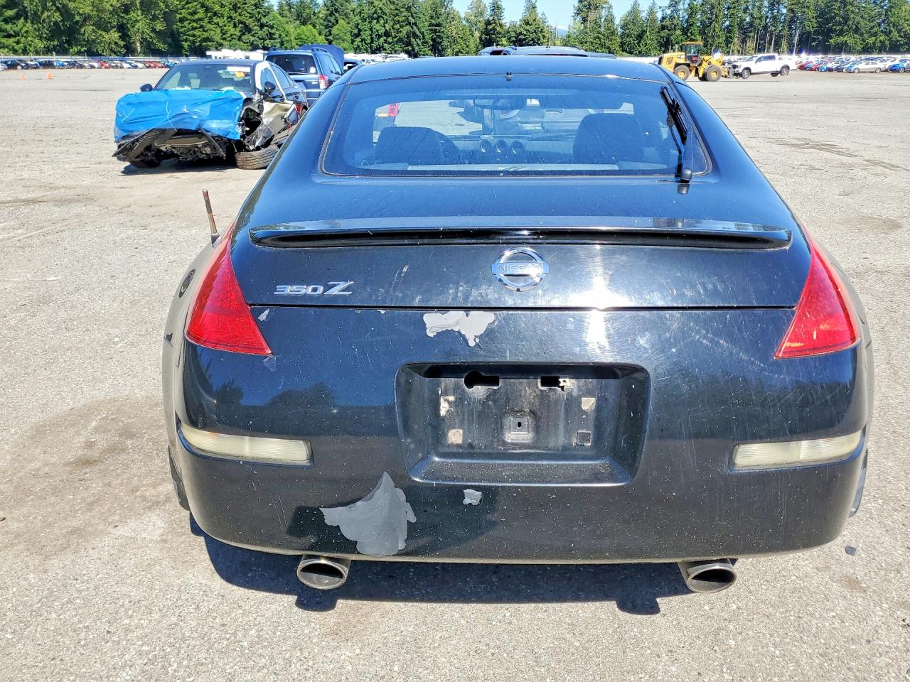 2005 Nissan 350z Coupe Black vin: JN1AZ34DX5M609348