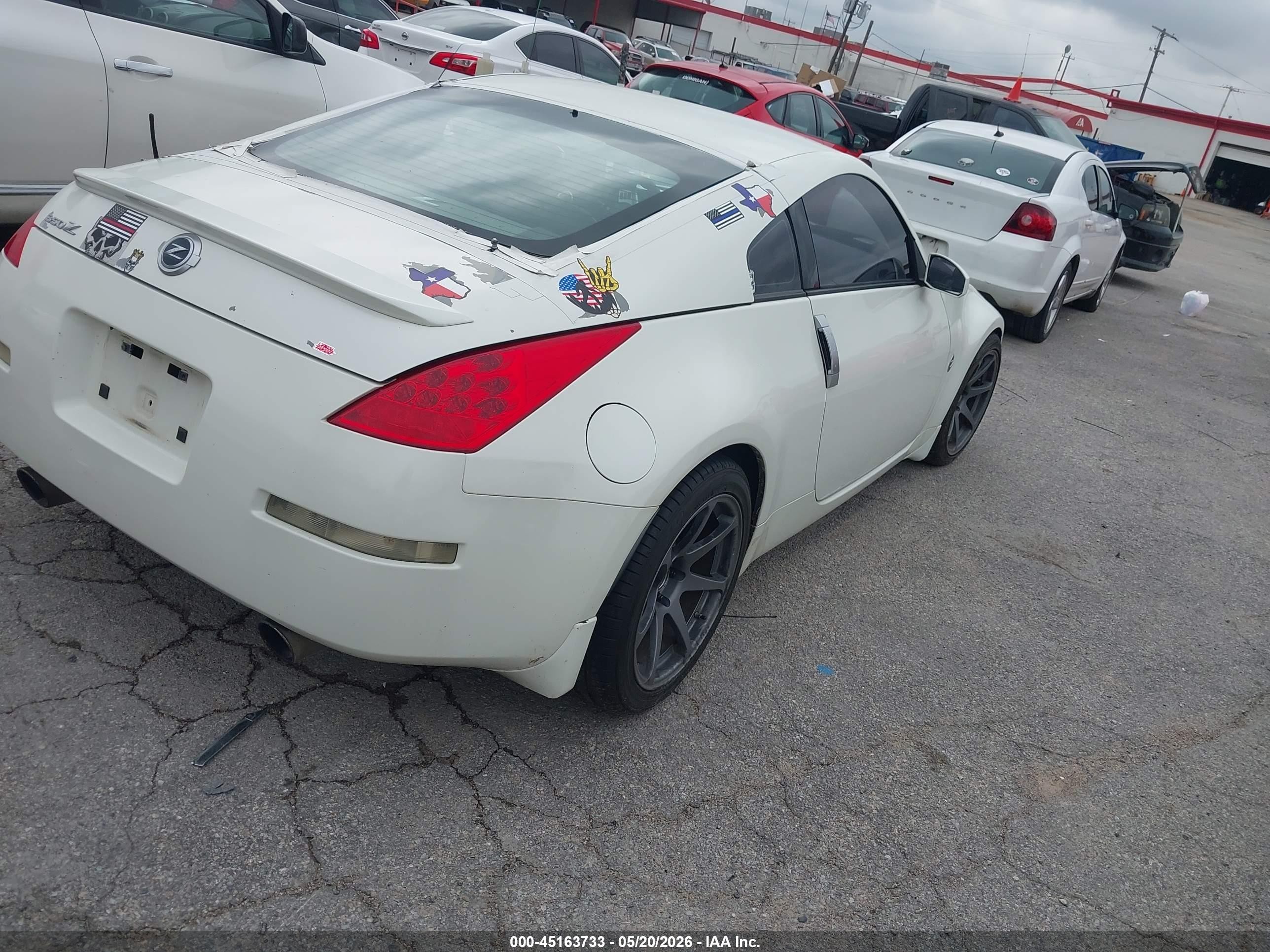 2006 Nissan 350z Grand Touring White vin: JN1AZ34DX6M300478