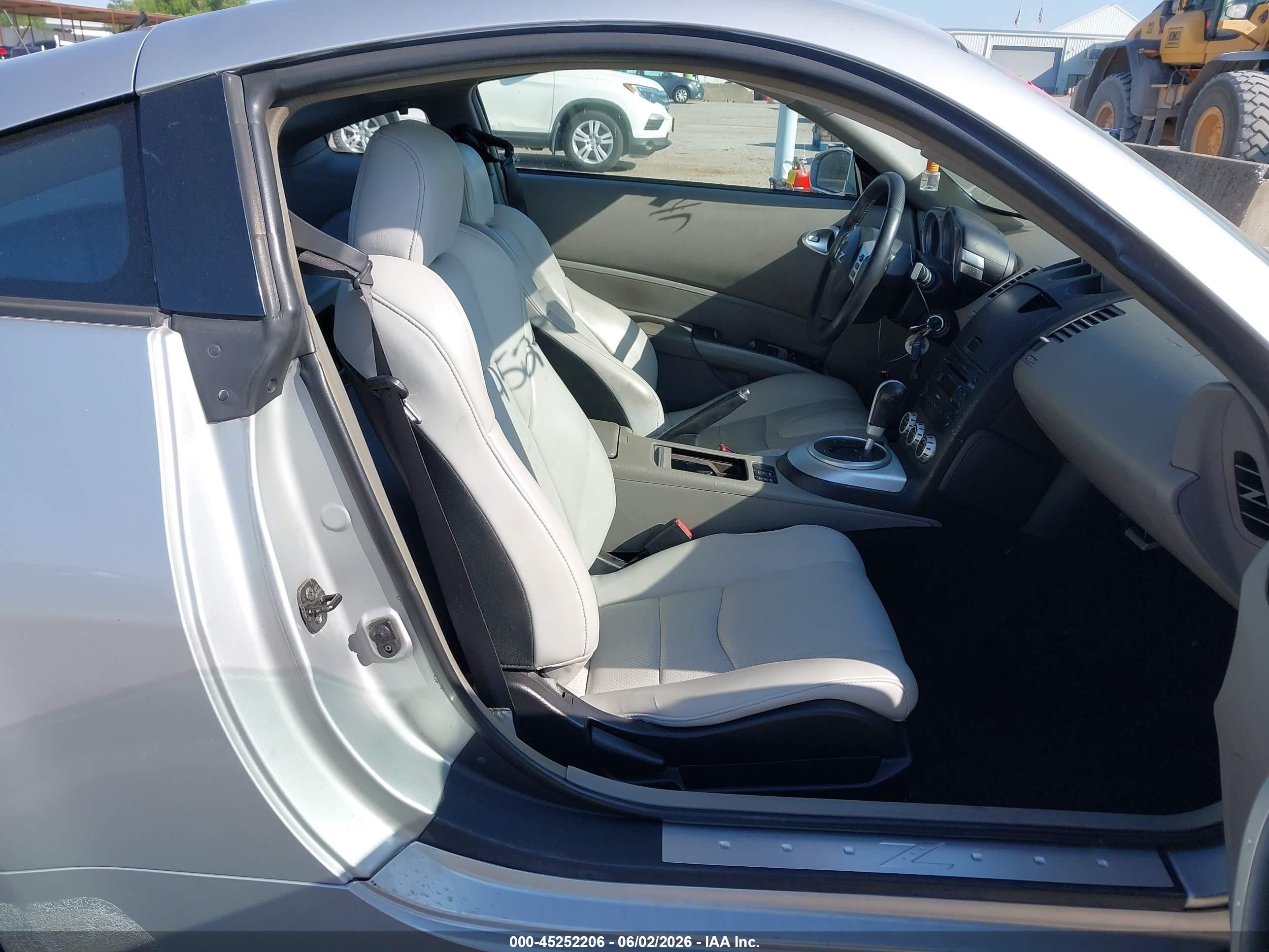 2006 Nissan 350z Touring Silver vin: JN1AZ34DX6M301436