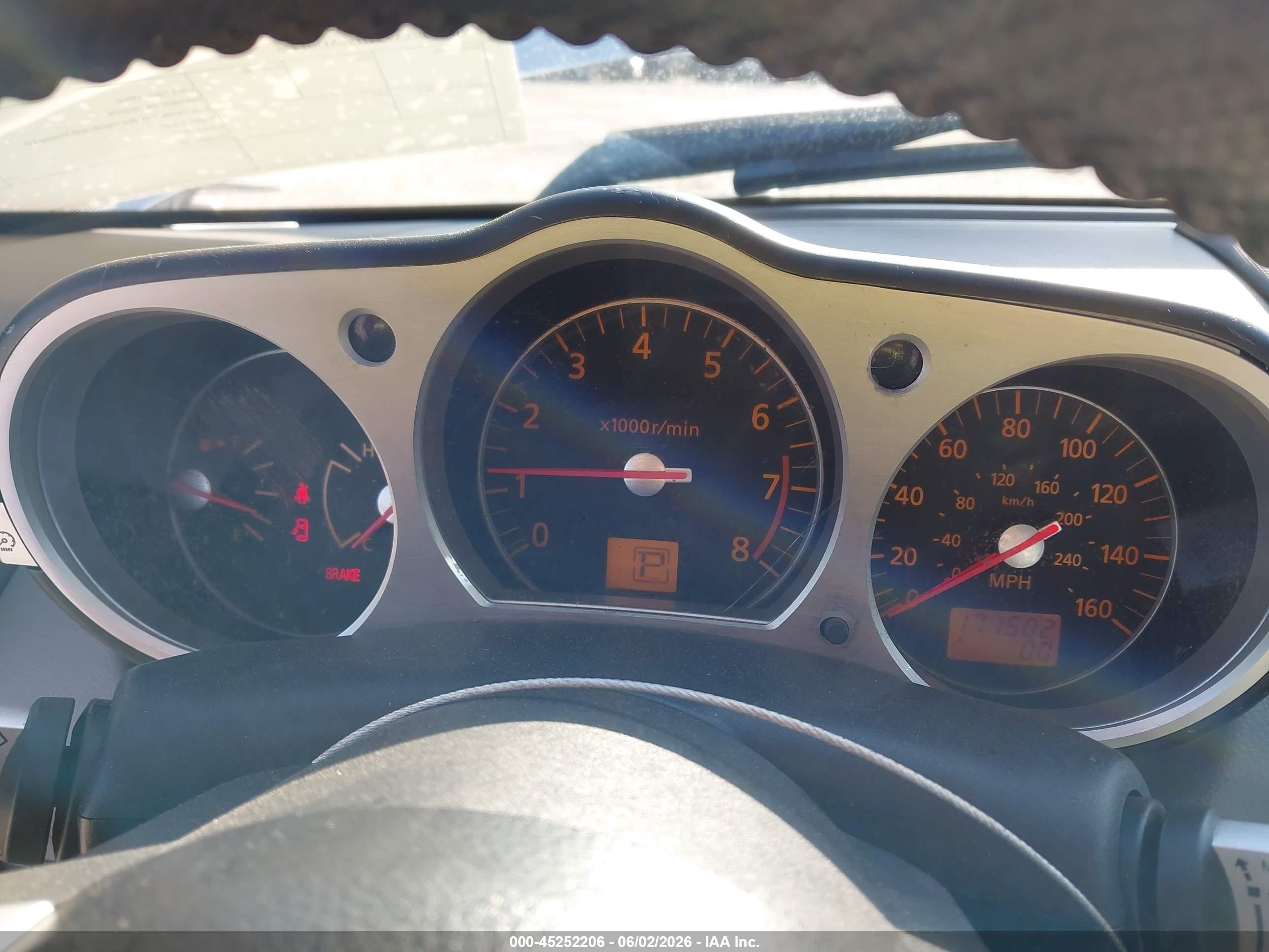 2006 Nissan 350z Touring Silver vin: JN1AZ34DX6M301436