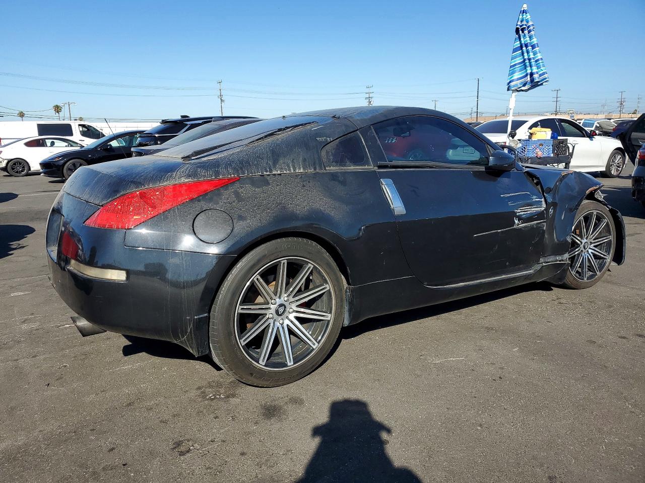 2006 Nissan 350z Coupe Black vin: JN1AZ34DX6M302926
