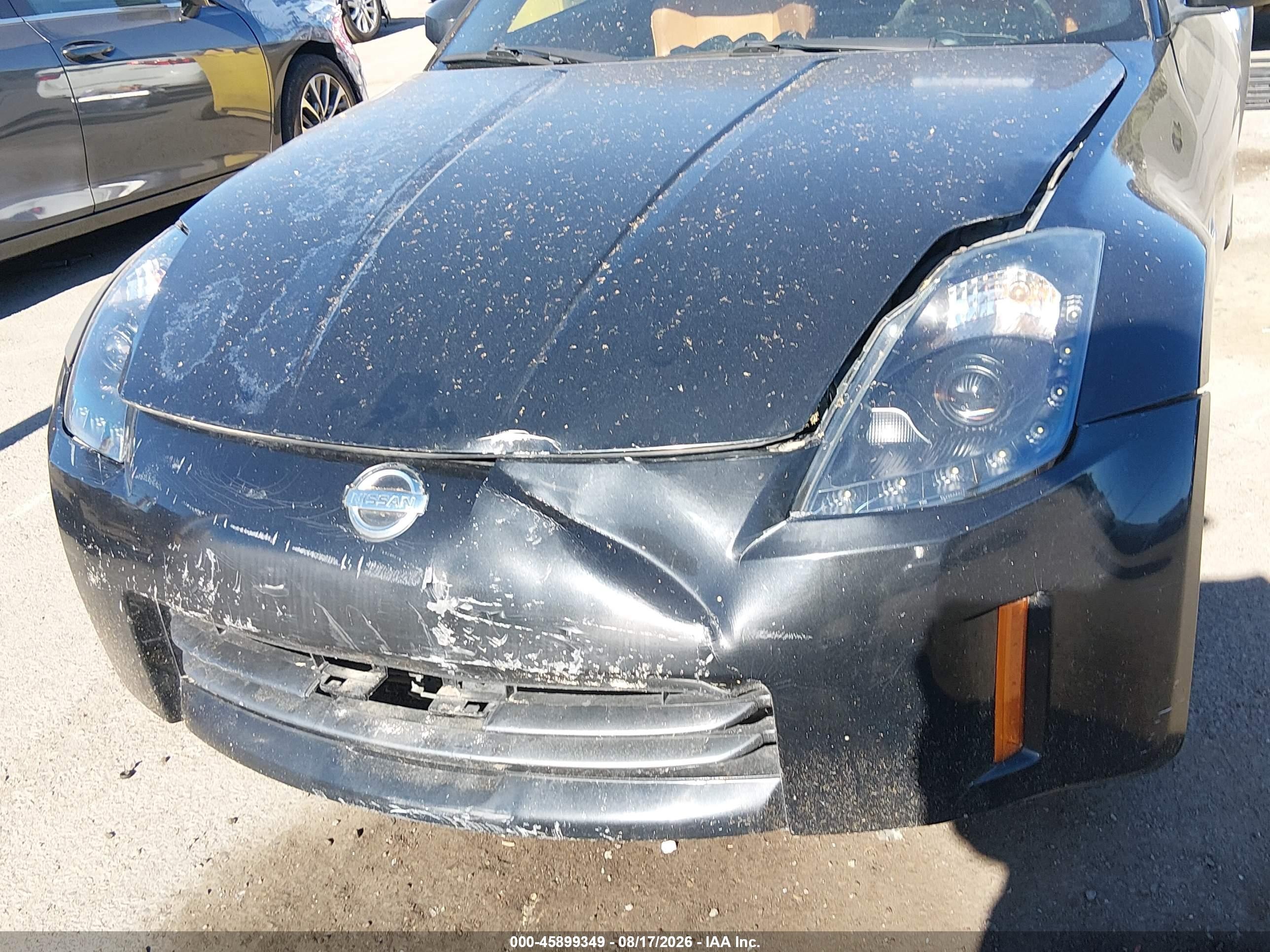 2006 Nissan 350z Touring Black vin: JN1AZ34DX6M308144