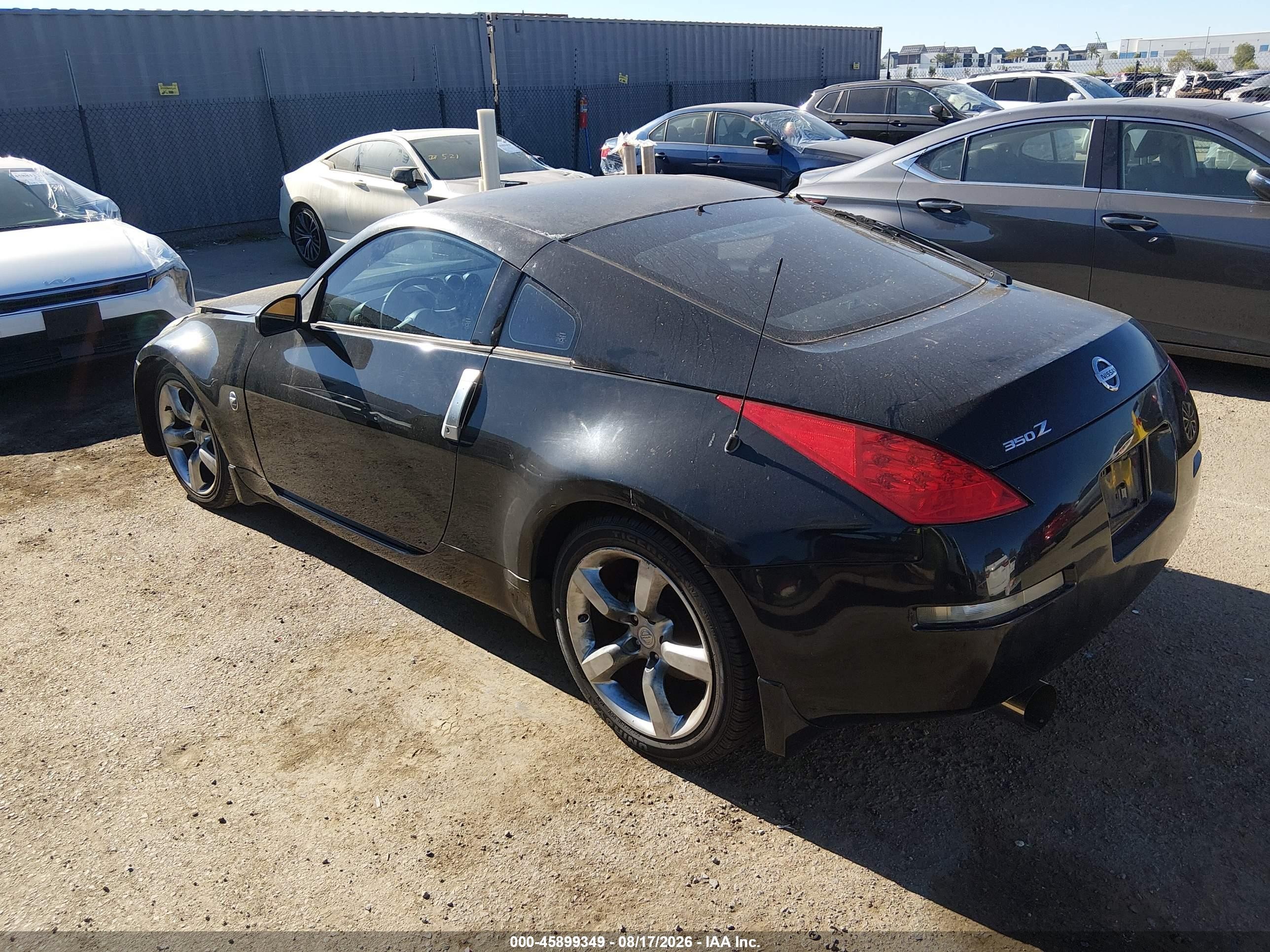 2006 Nissan 350z Touring Black vin: JN1AZ34DX6M308144