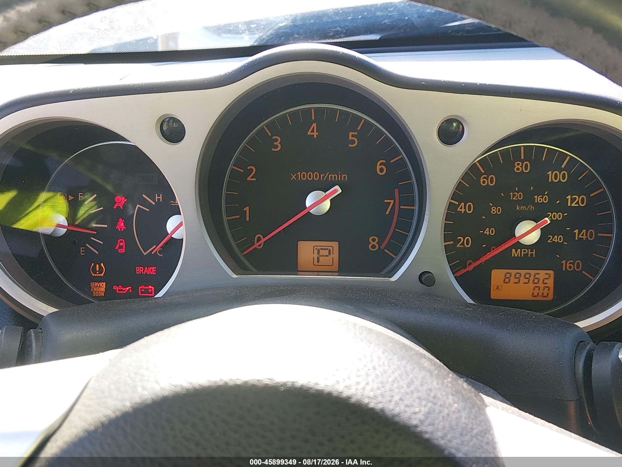 2006 Nissan 350z Touring Black vin: JN1AZ34DX6M308144