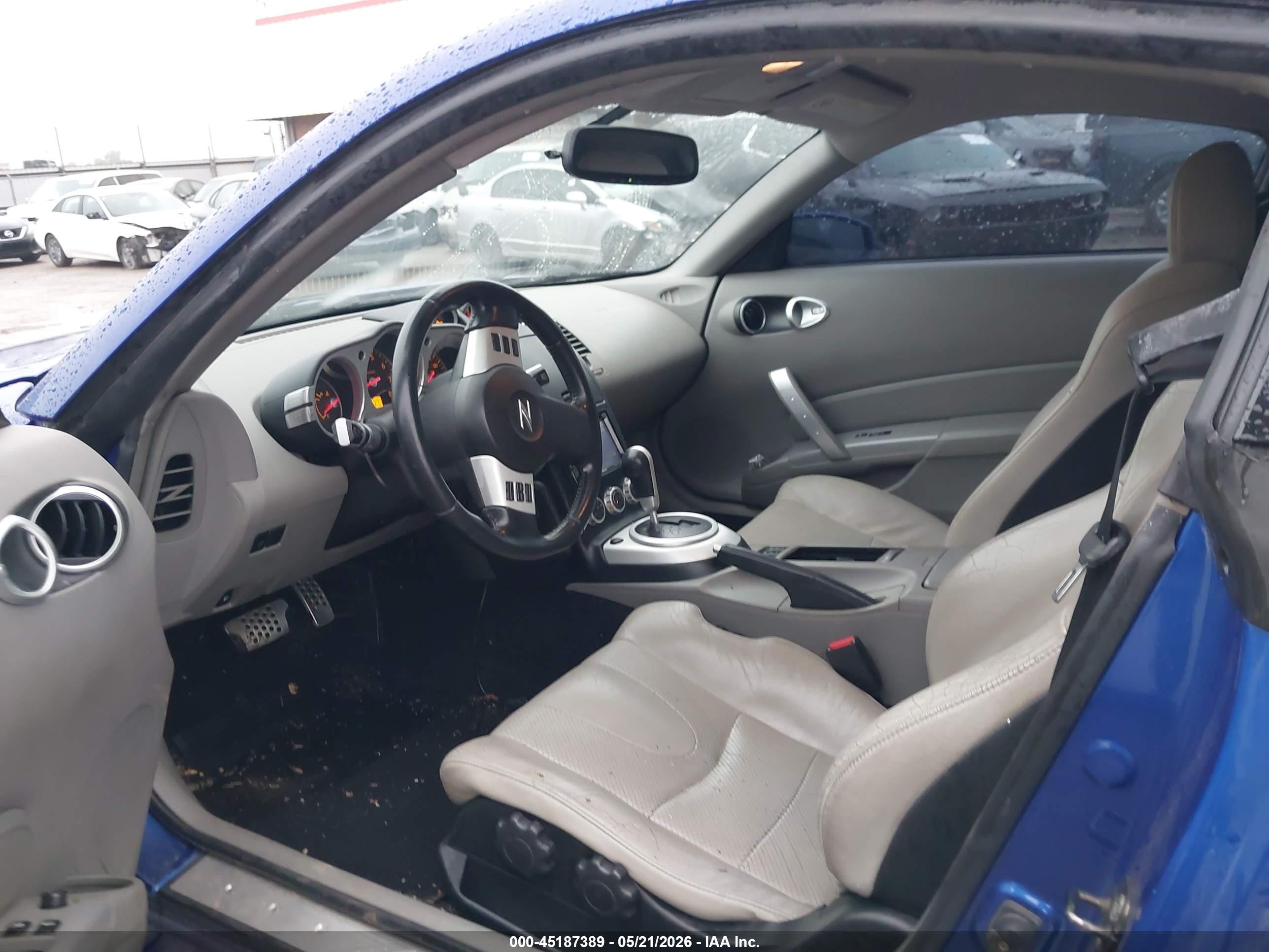 2006 Nissan 350z Touring Синий vin: JN1AZ34DX6M310511