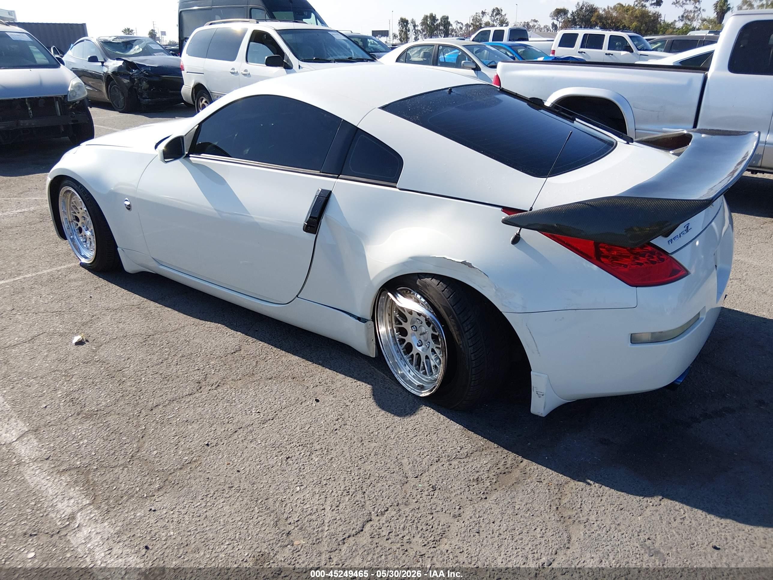 2006 Nissan 350z Enthusiast Белый vin: JN1AZ34DX6M310671
