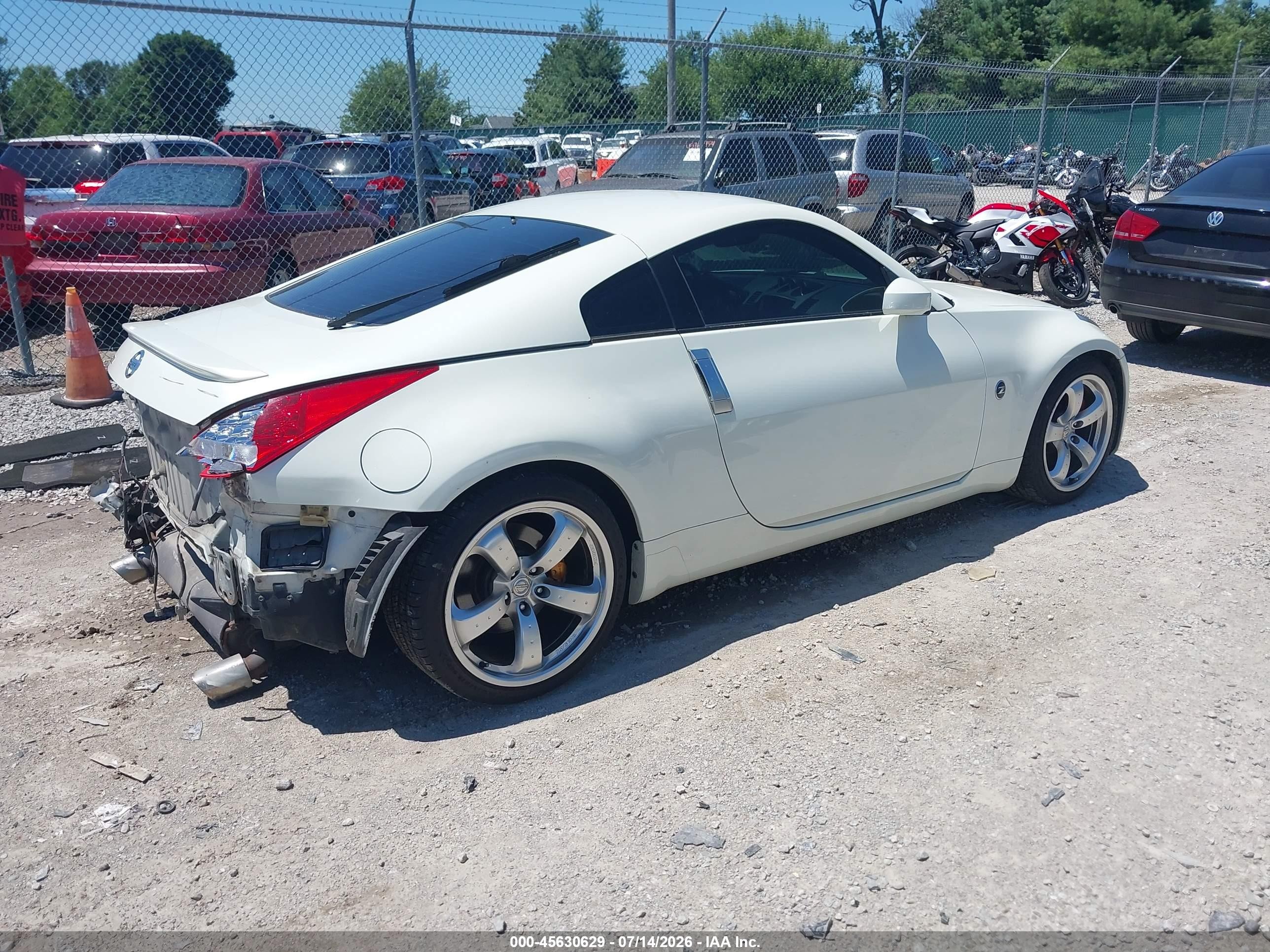 2006 Nissan 350z Grand Touring White vin: JN1AZ34E06M354400
