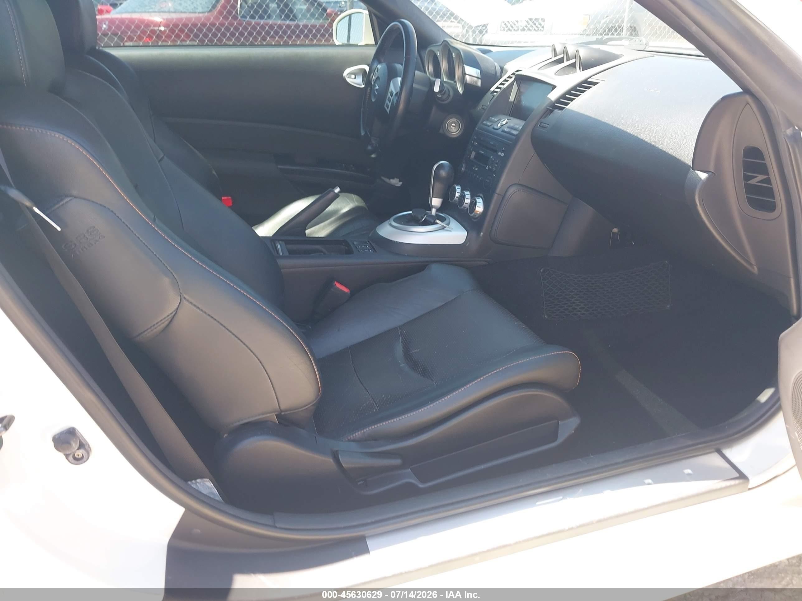 2006 Nissan 350z Grand Touring White vin: JN1AZ34E06M354400