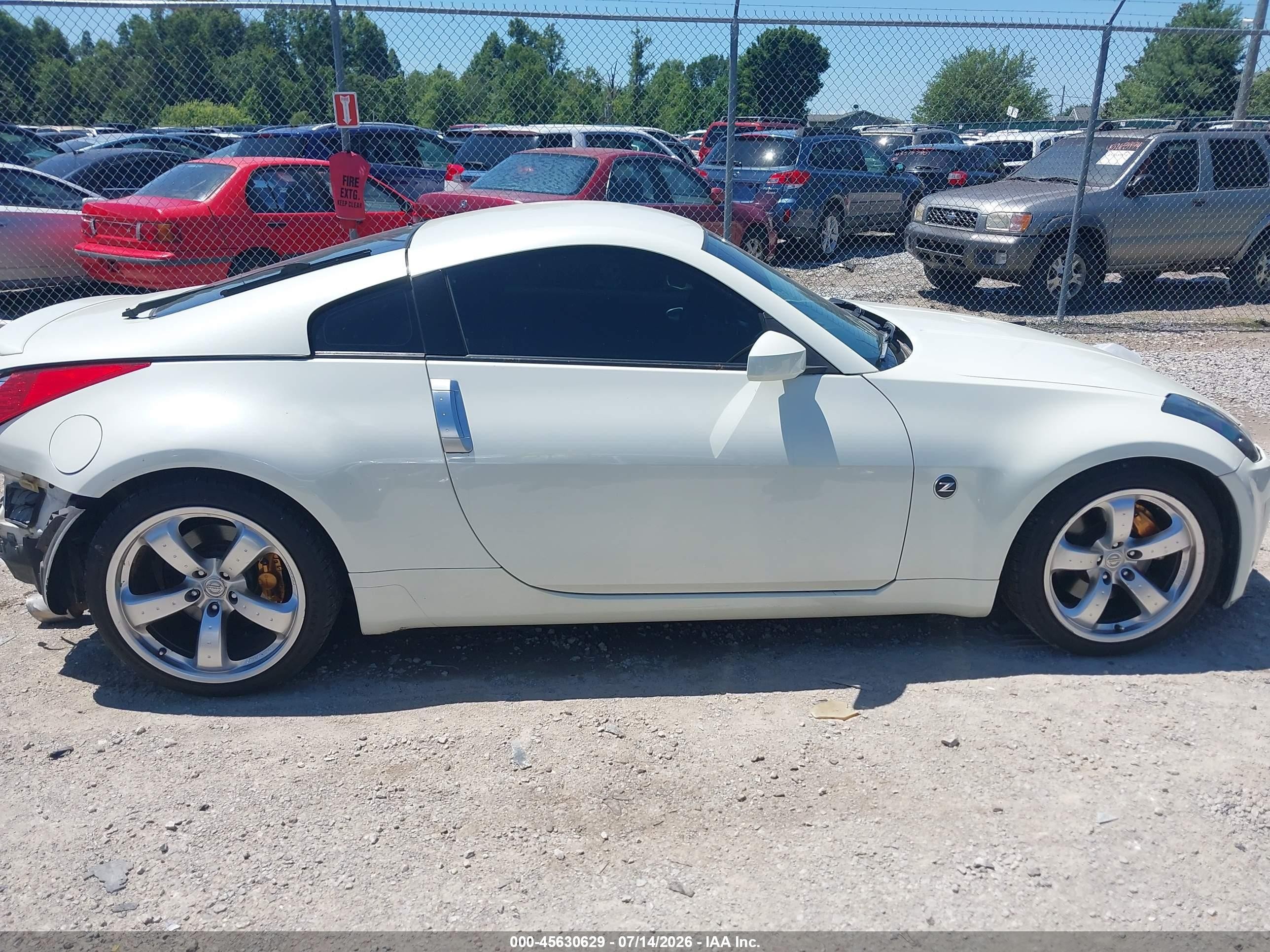 2006 Nissan 350z Grand Touring White vin: JN1AZ34E06M354400