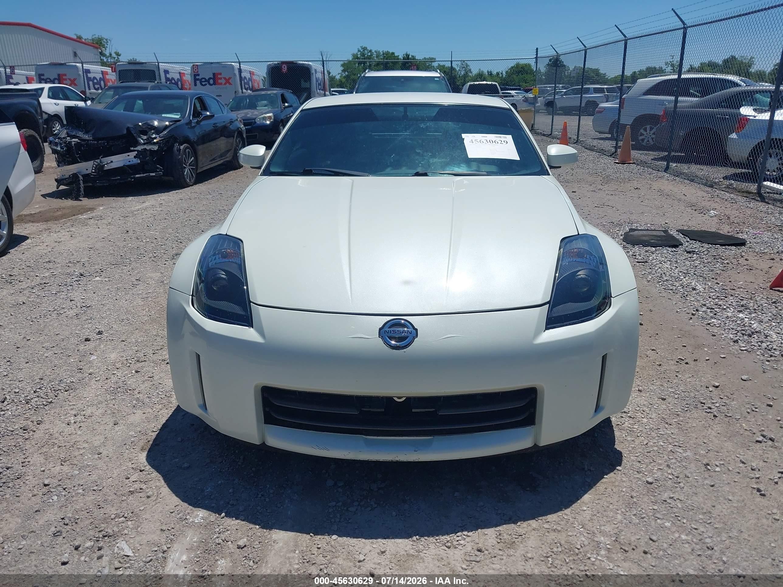2006 Nissan 350z Grand Touring White vin: JN1AZ34E06M354400