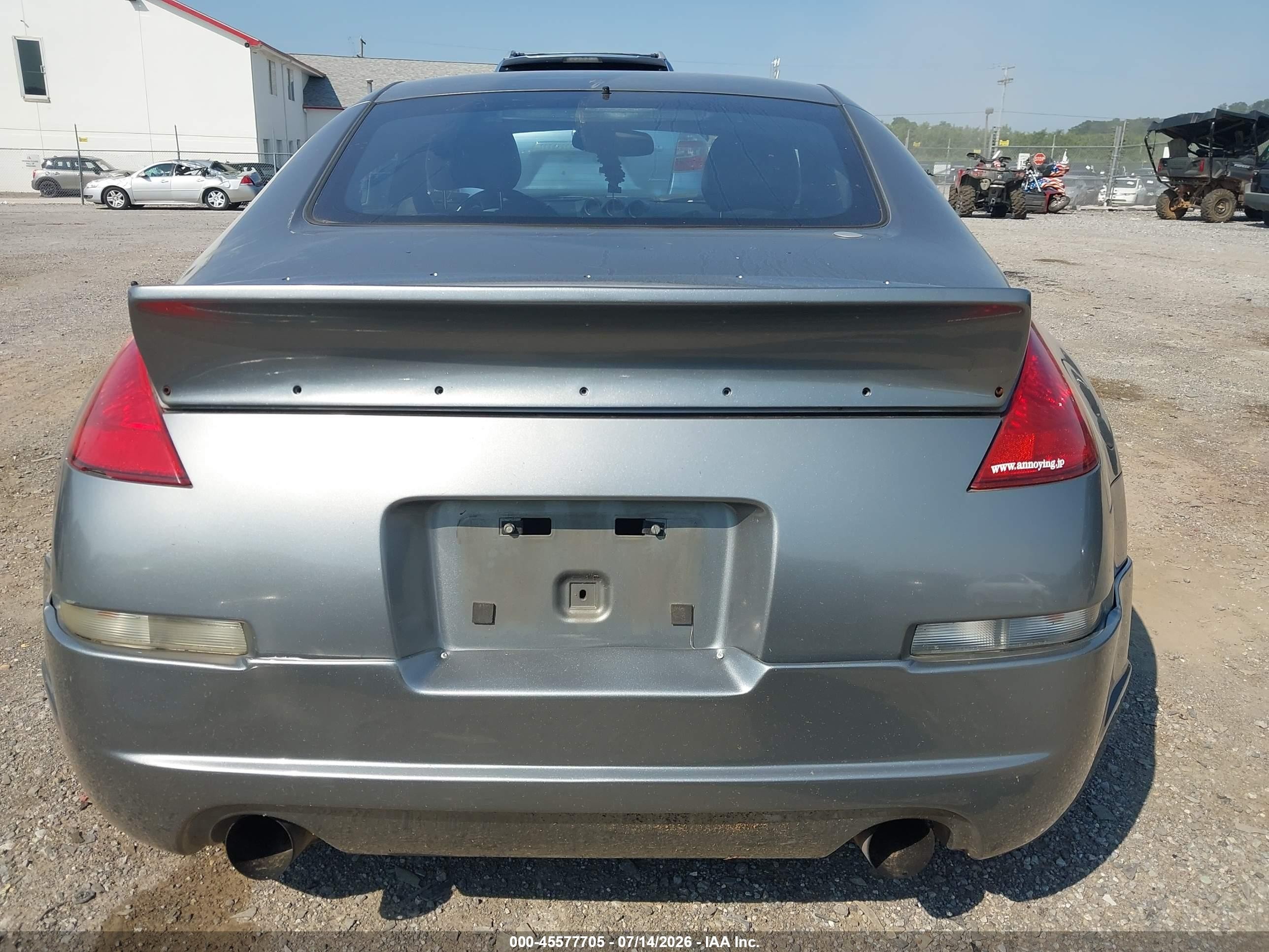 2003 Nissan 350z Touring Silver vin: JN1AZ34E13T015016