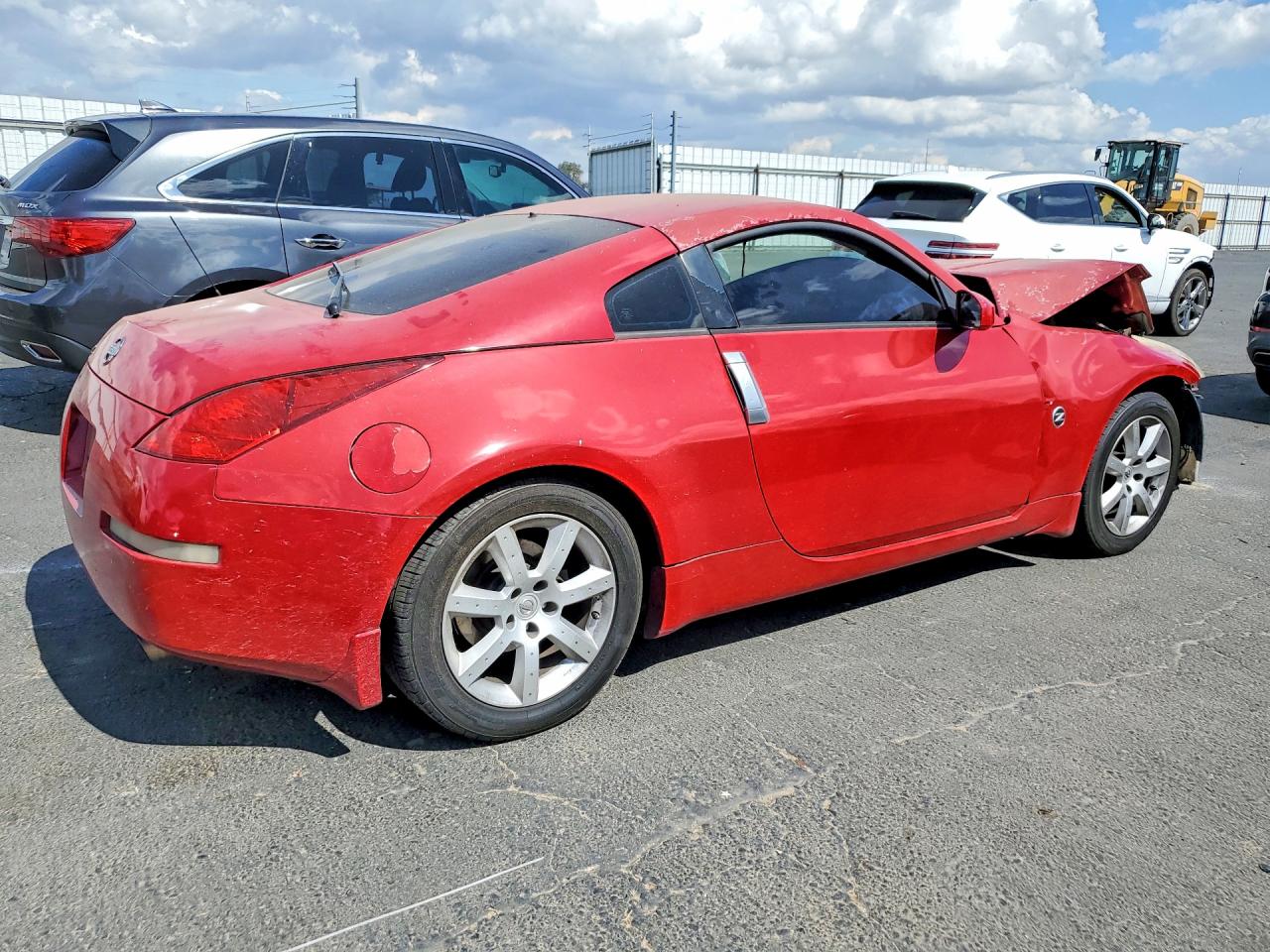 2004 Nissan 350z Coupe Красный vin: JN1AZ34E14T050138