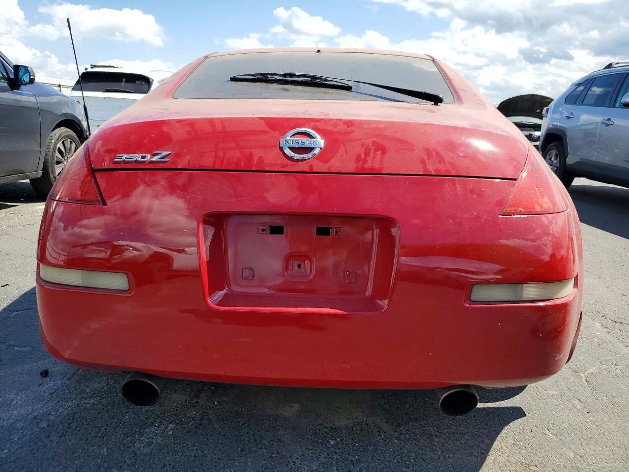 2004 Nissan 350z Coupe Красный vin: JN1AZ34E14T050138