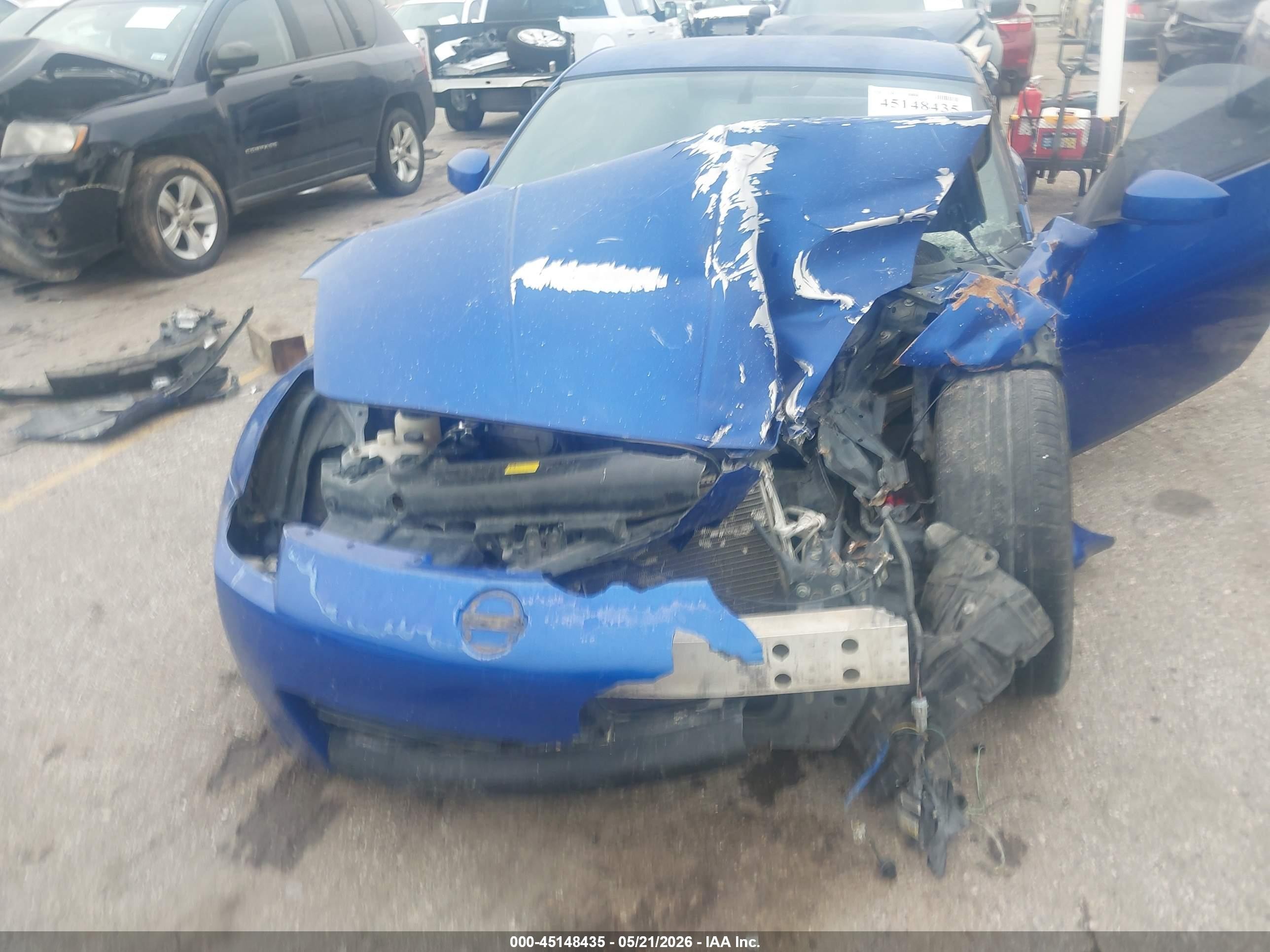 2003 Nissan 350z   Синий vin: JN1AZ34E23T020807
