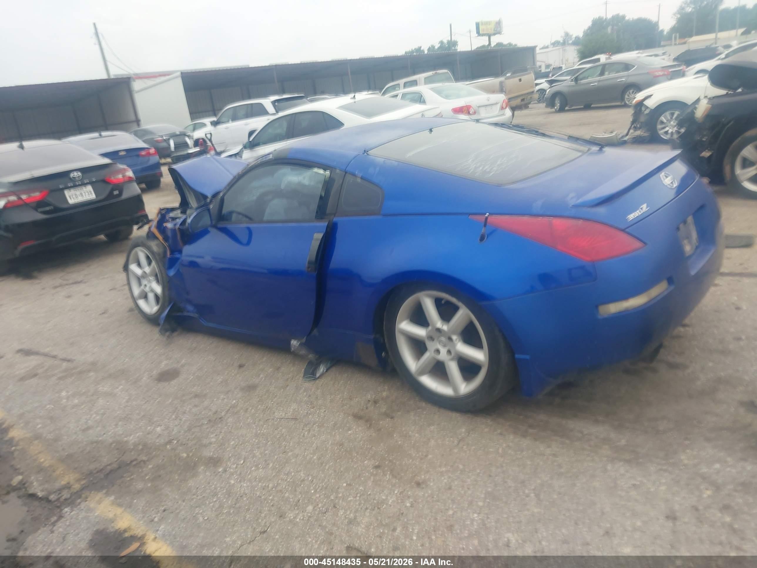 2003 Nissan 350z   Синий vin: JN1AZ34E23T020807
