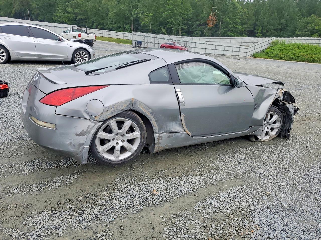 2004 Nissan 350z Base Gray vin: JN1AZ34E34T060296