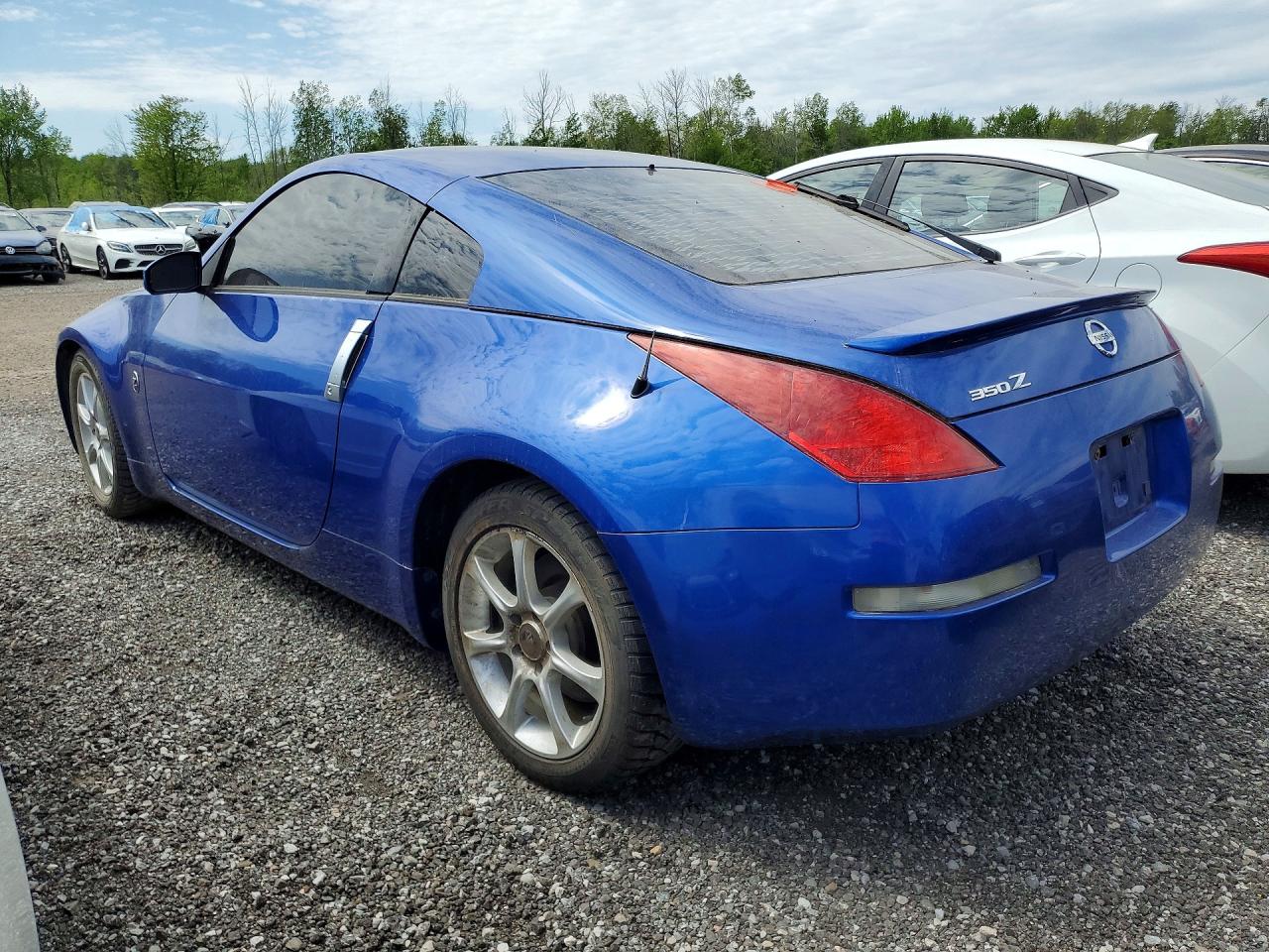 2004 Nissan 350z Coupe Blue vin: JN1AZ34E34T062307