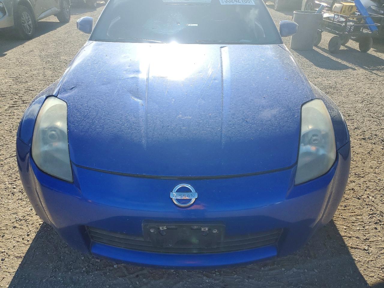 2004 Nissan 350z Coupe Blue vin: JN1AZ34E34T062307