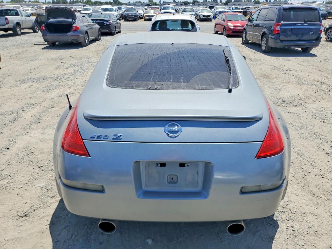 2004 Nissan 350z Coupe Silver vin: JN1AZ34E34T063375