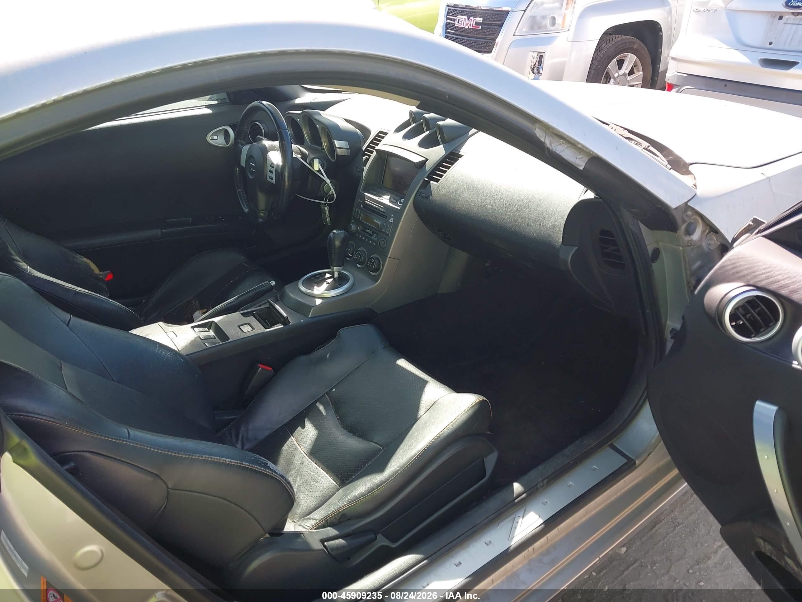 2003 Nissan 350z Touring Silver vin: JN1AZ34E43T005726