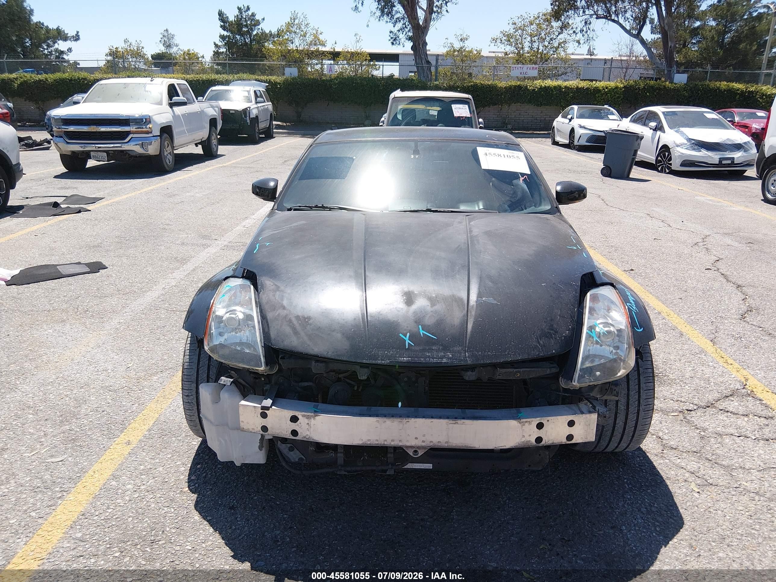 2004 Nissan 350z Touring Black vin: JN1AZ34E44T064079