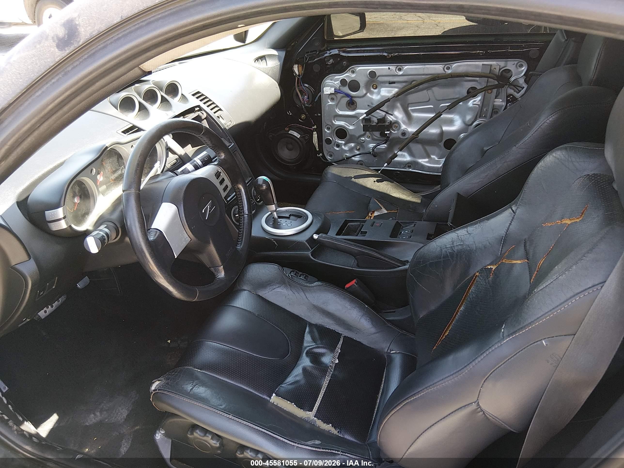 2004 Nissan 350z Touring Black vin: JN1AZ34E44T064079