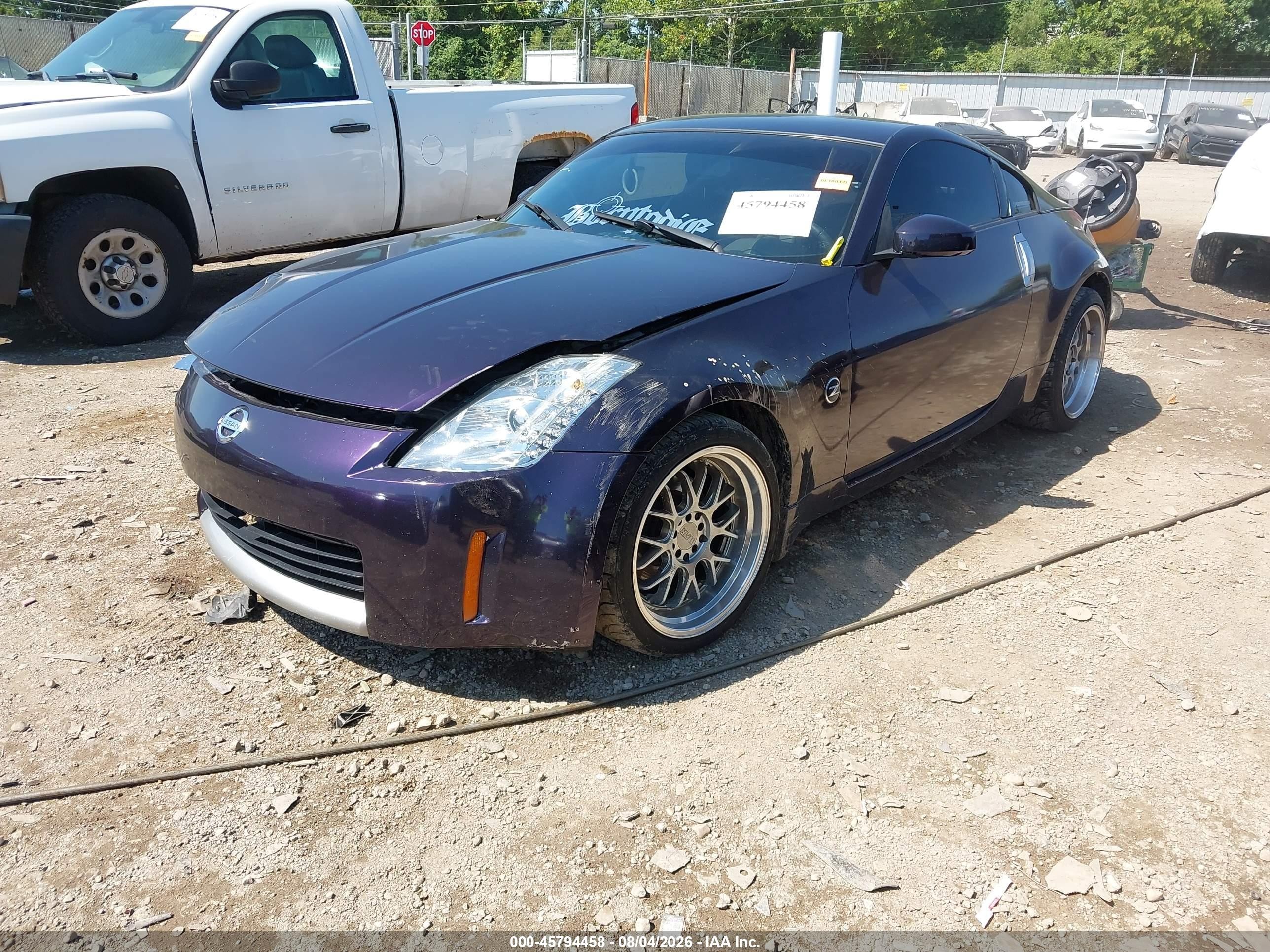 2003 Nissan 350z Performance Purple vin: JN1AZ34E53T012958