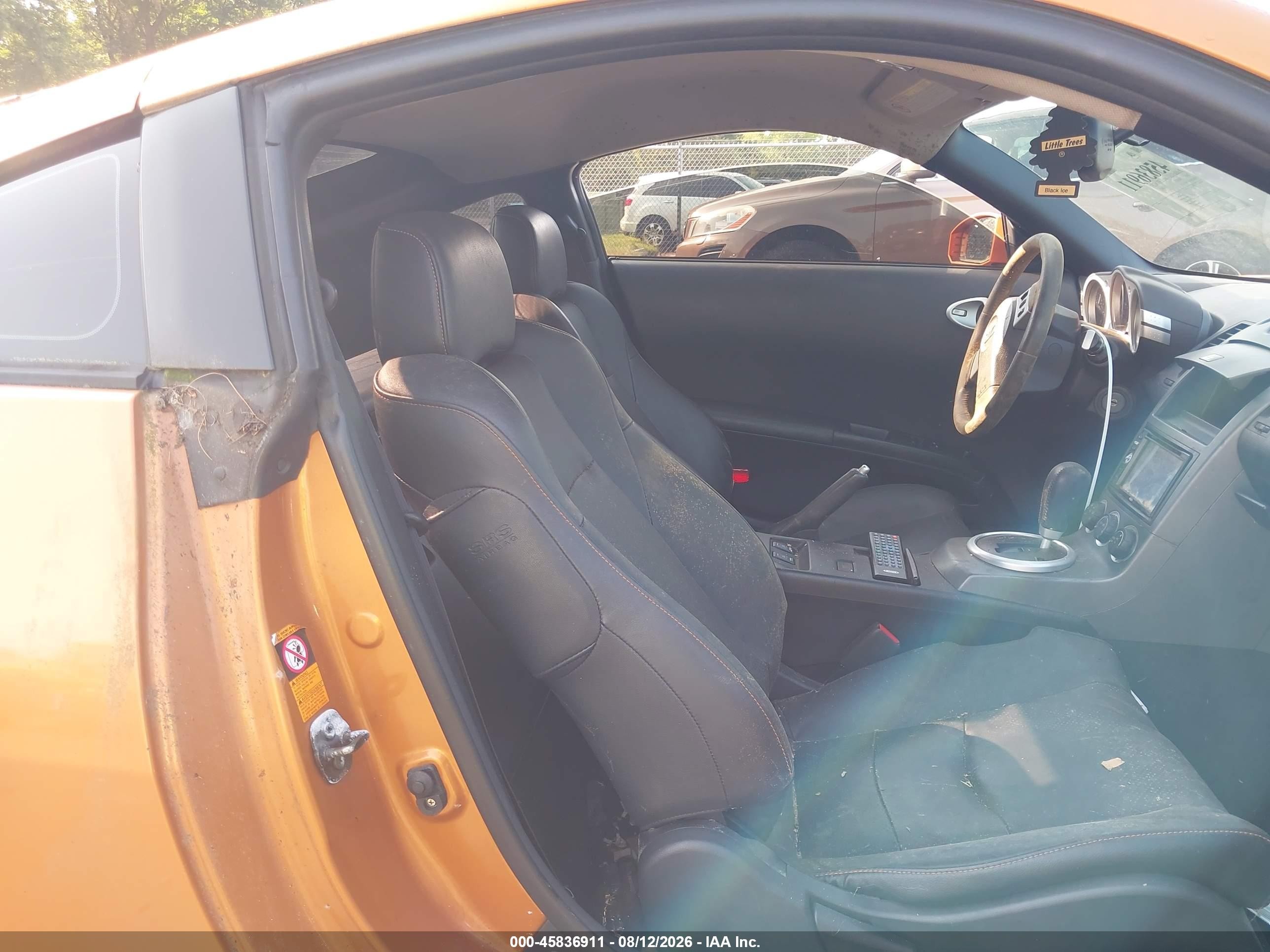 2003 Nissan 350z Touring Orange vin: JN1AZ34E53T021420