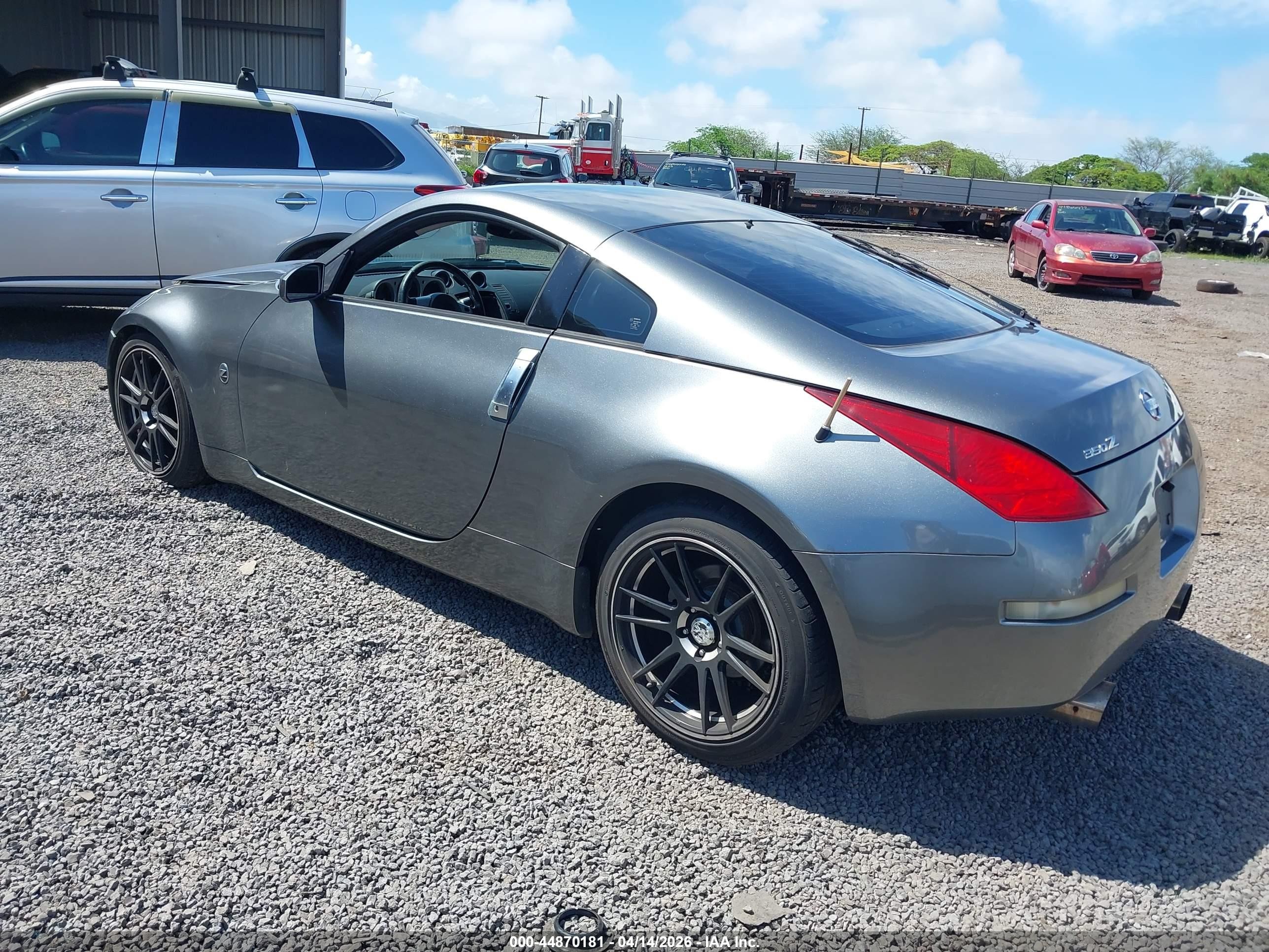 2005 Nissan 350z Touring Gray vin: JN1AZ34E55M654934