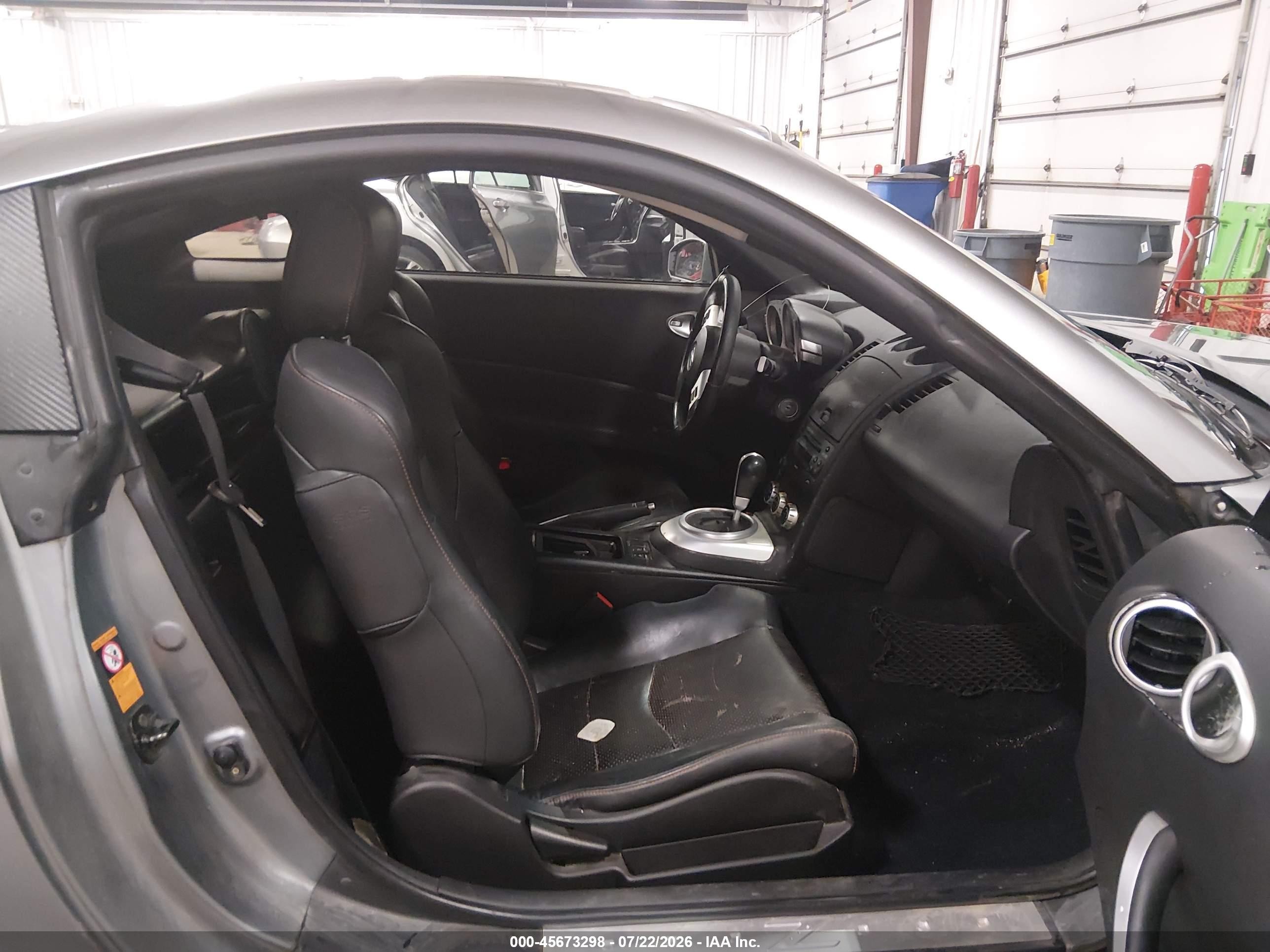 2006 Nissan 350z Touring Gray vin: JN1AZ34E56M350908