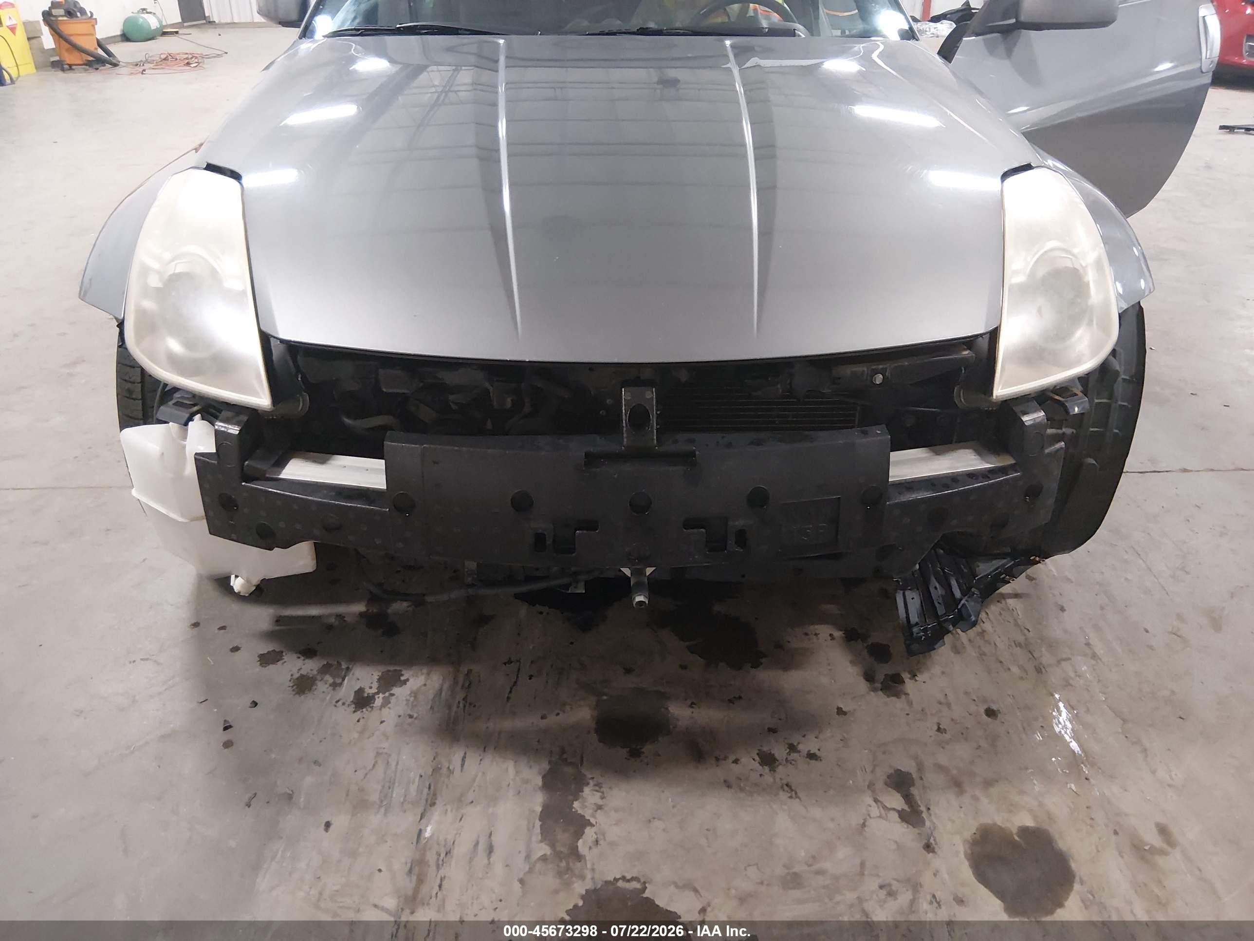 2006 Nissan 350z Touring Gray vin: JN1AZ34E56M350908
