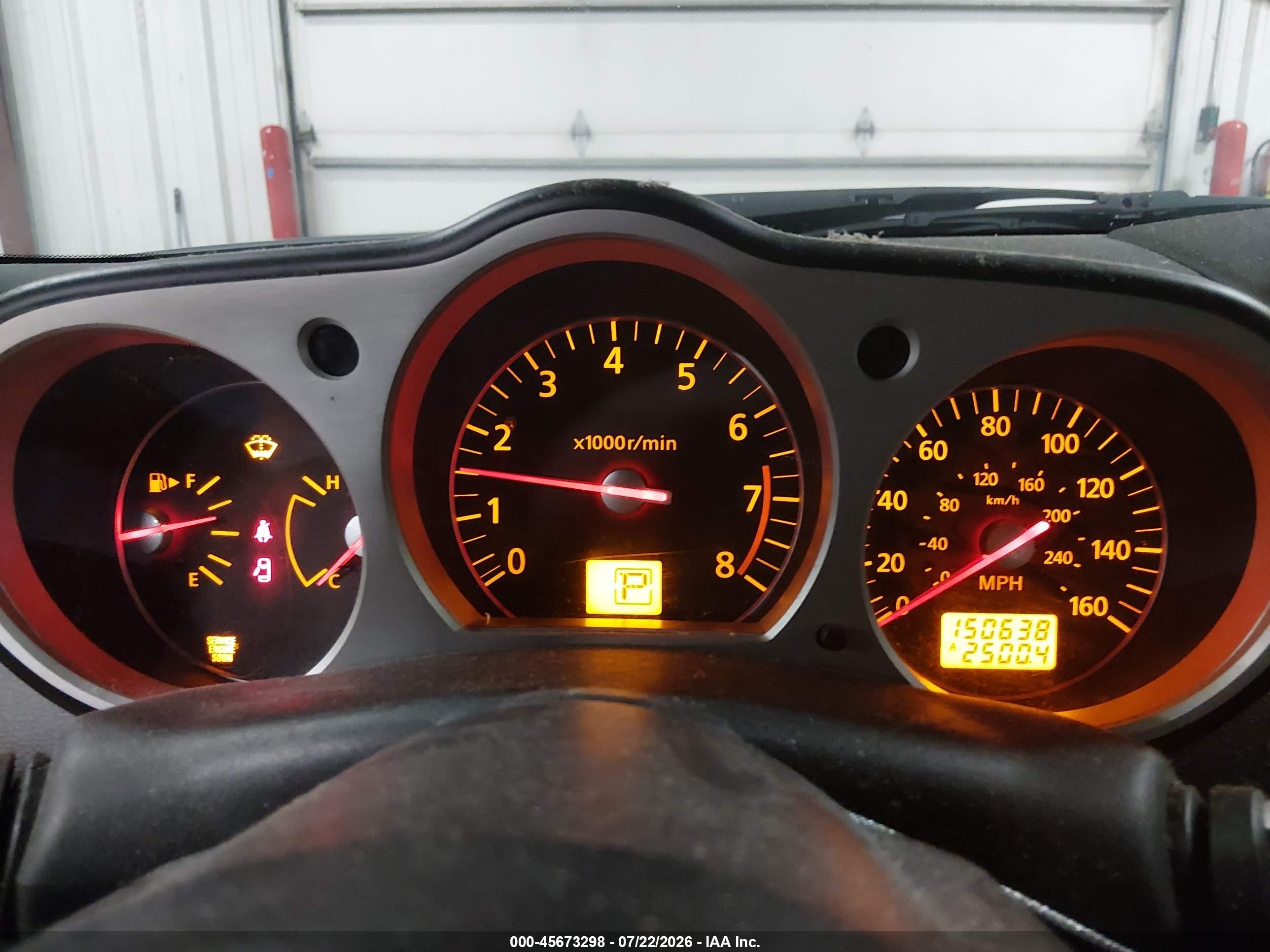 2006 Nissan 350z Touring Gray vin: JN1AZ34E56M350908