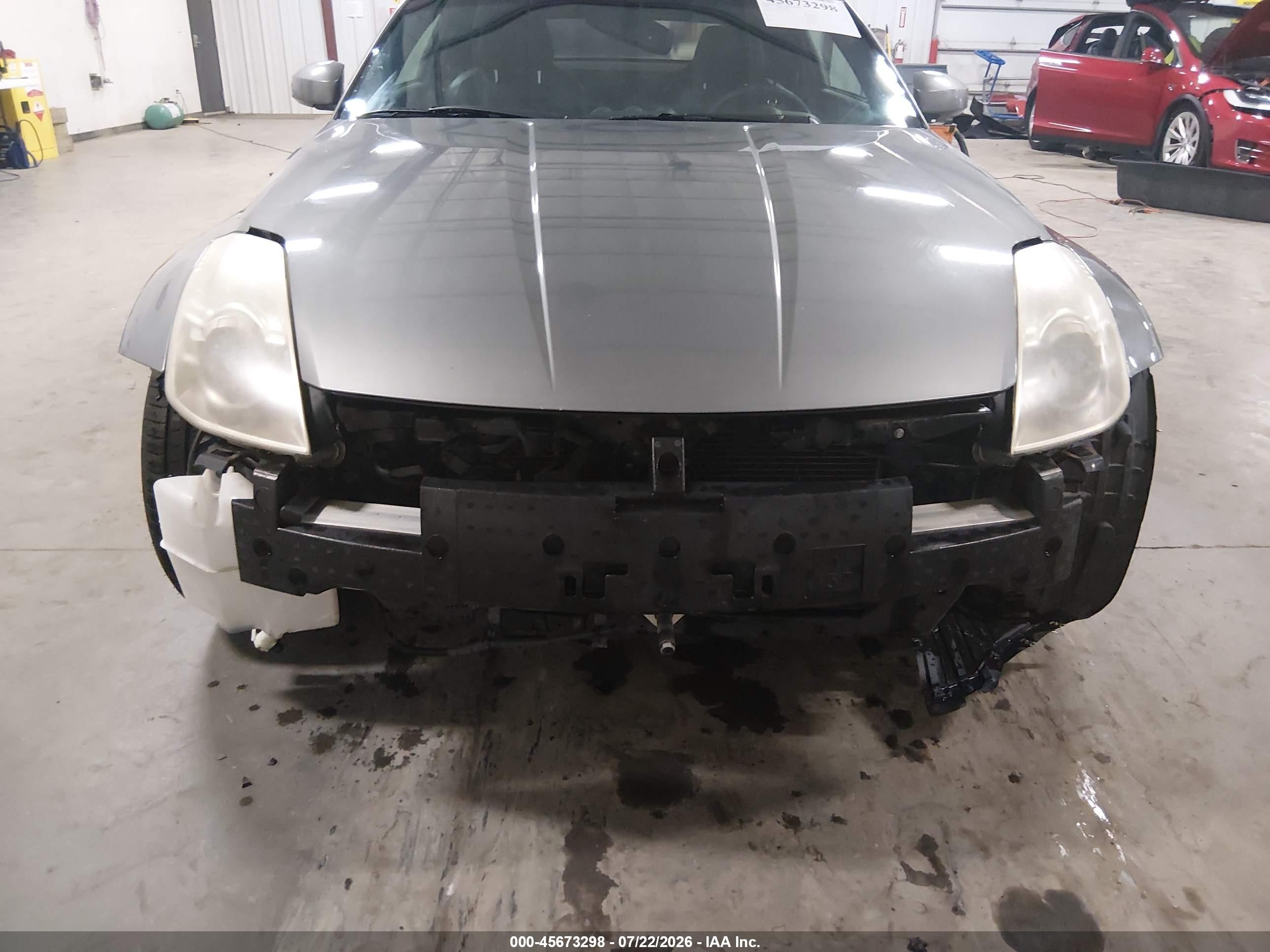 2006 Nissan 350z Touring Gray vin: JN1AZ34E56M350908