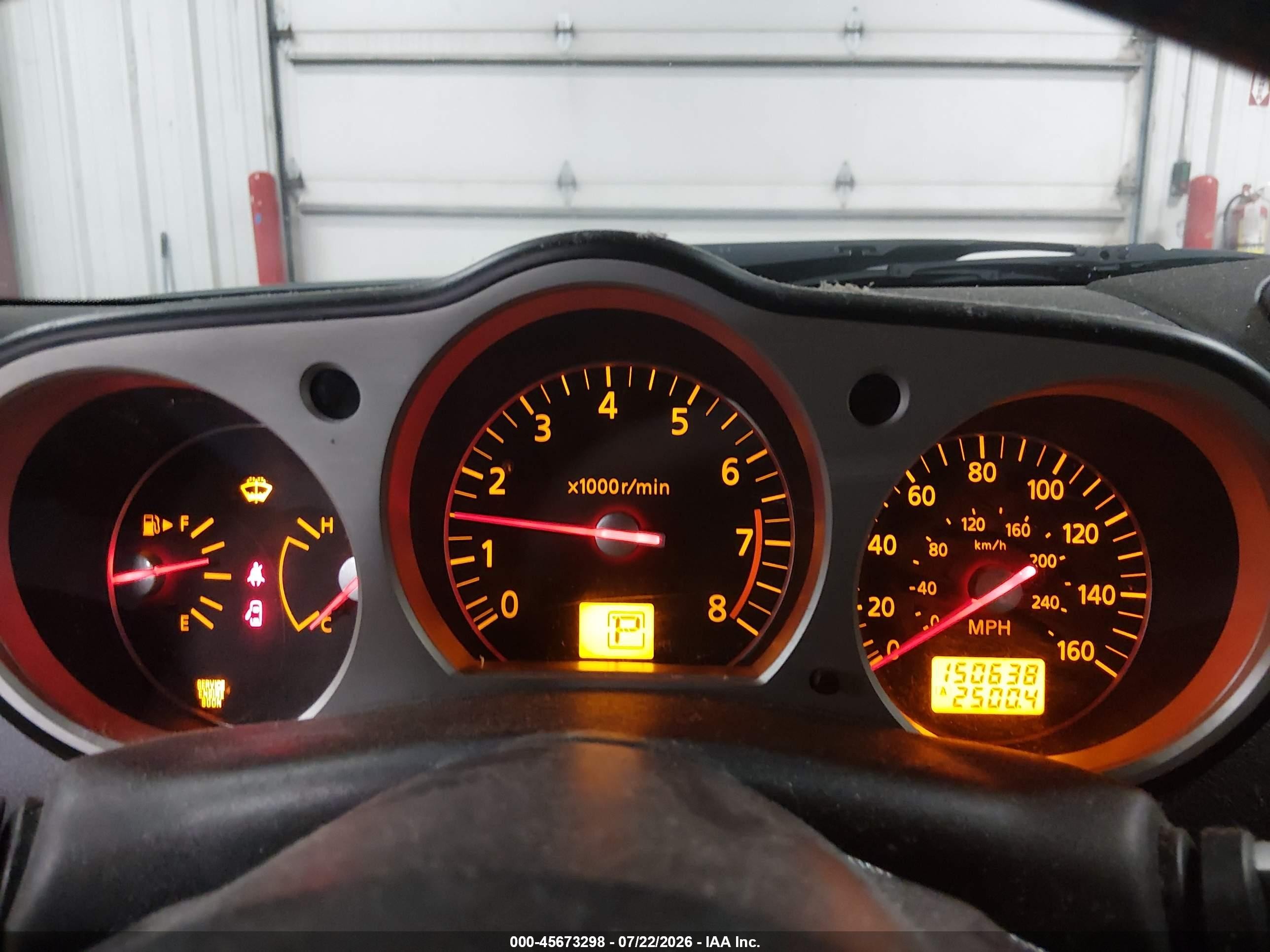 2006 Nissan 350z Touring Gray vin: JN1AZ34E56M350908